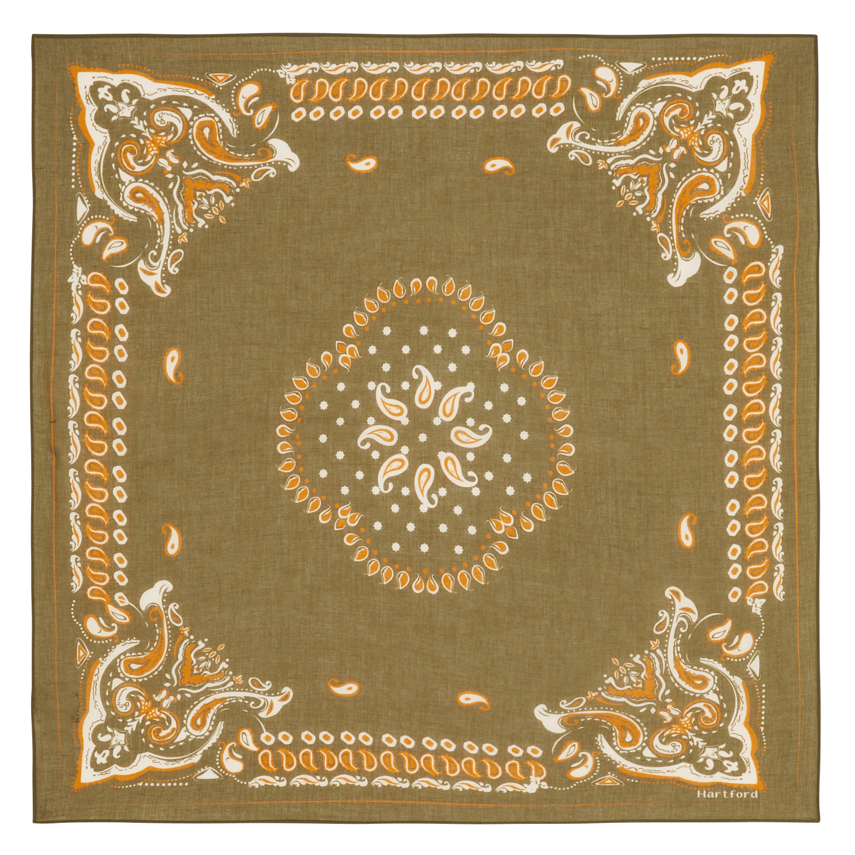 Katoenen foulard met print HARTFORD Grijs