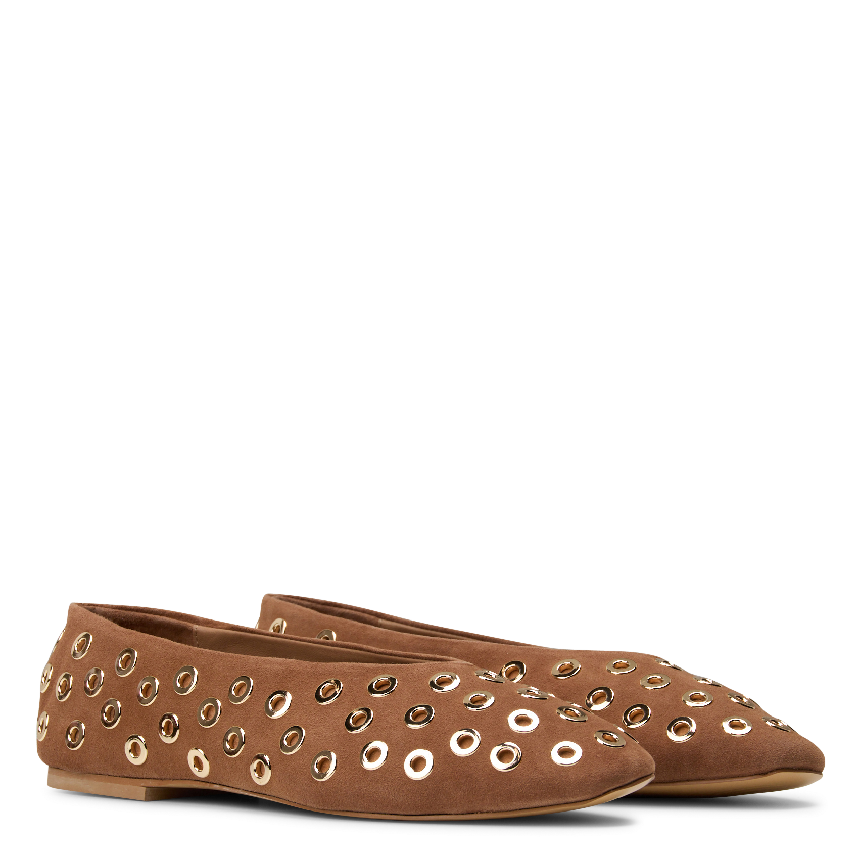 Ballerines en cuir BERENICE Marron