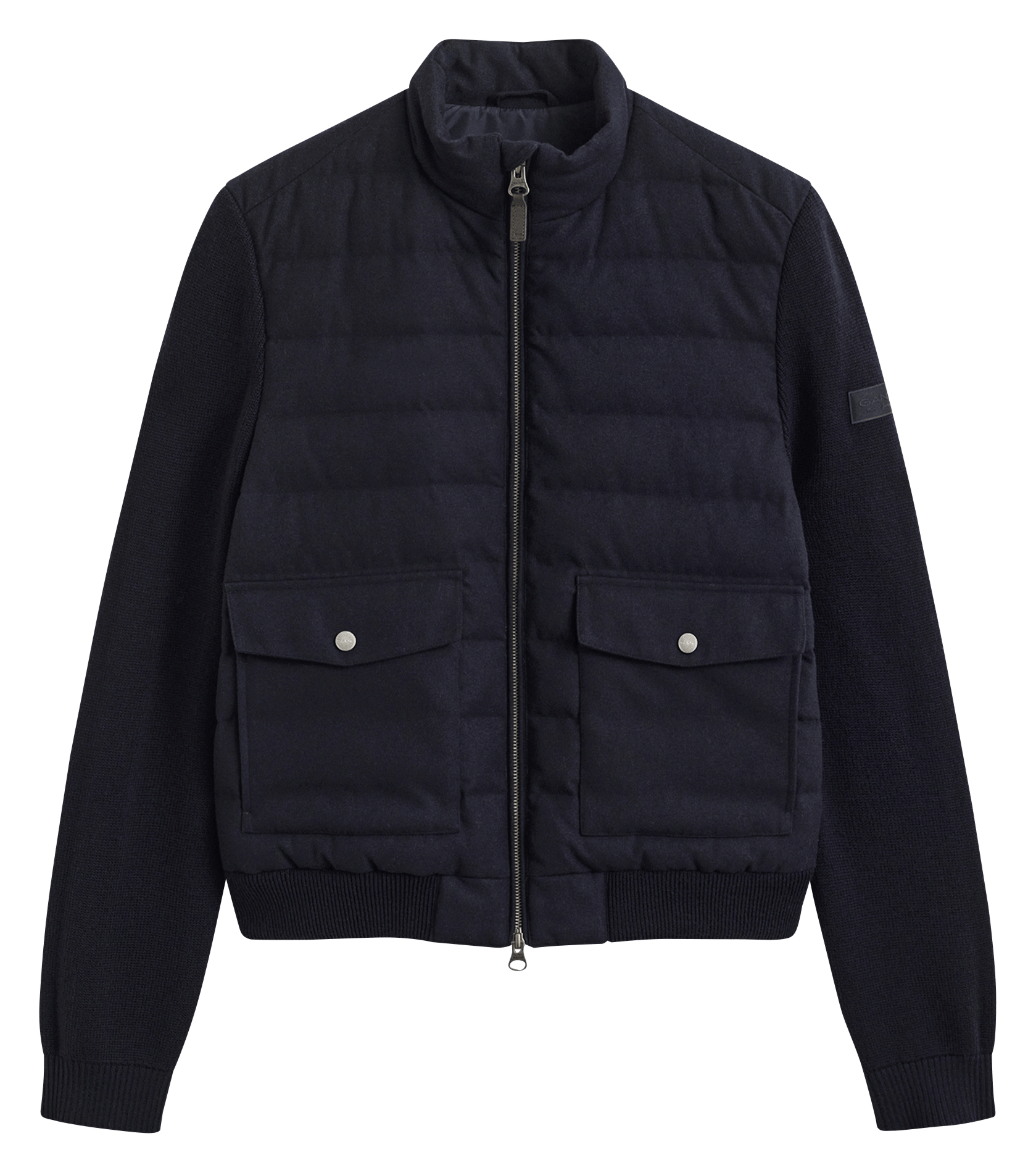 Veste droite col montant GANT Bleu