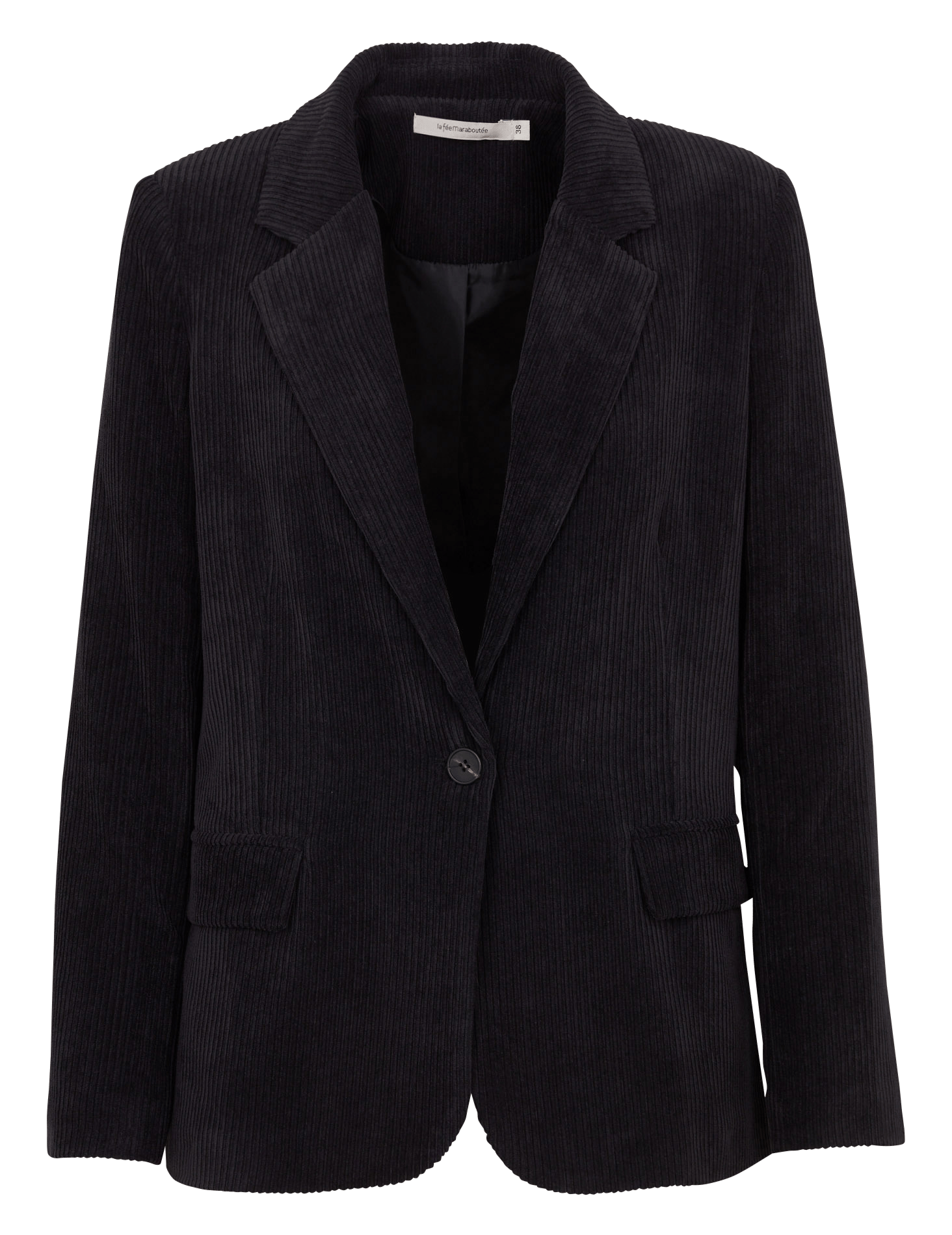 Straight corduroy tailored jacket LA FEE MARABOUTEE