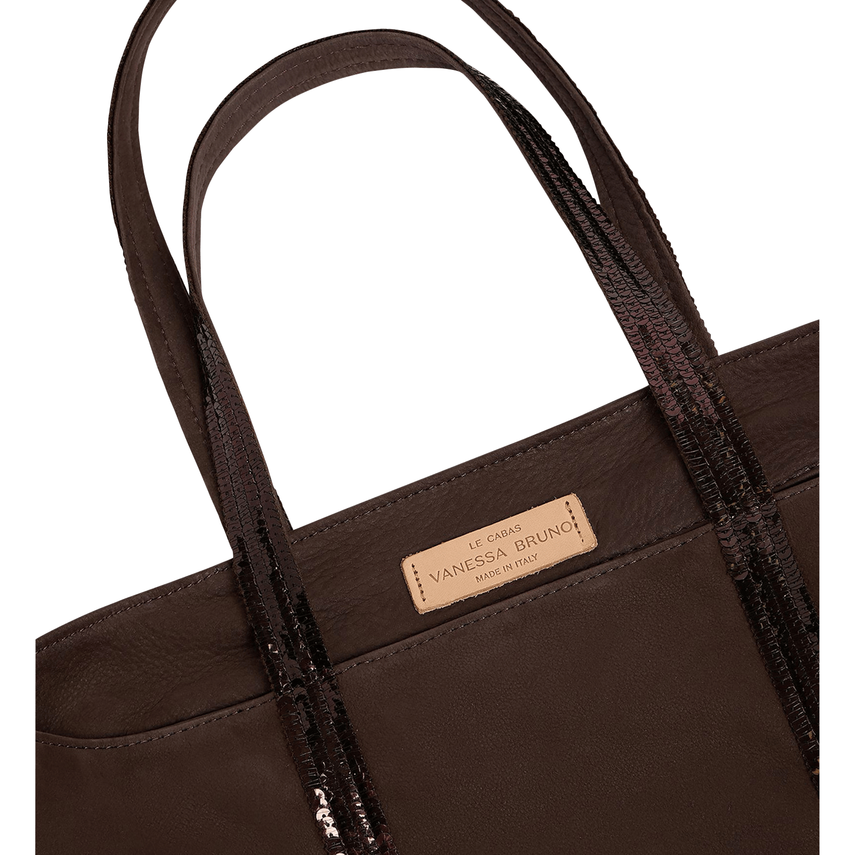 Cabas en cuir VANESSA BRUNO Marron