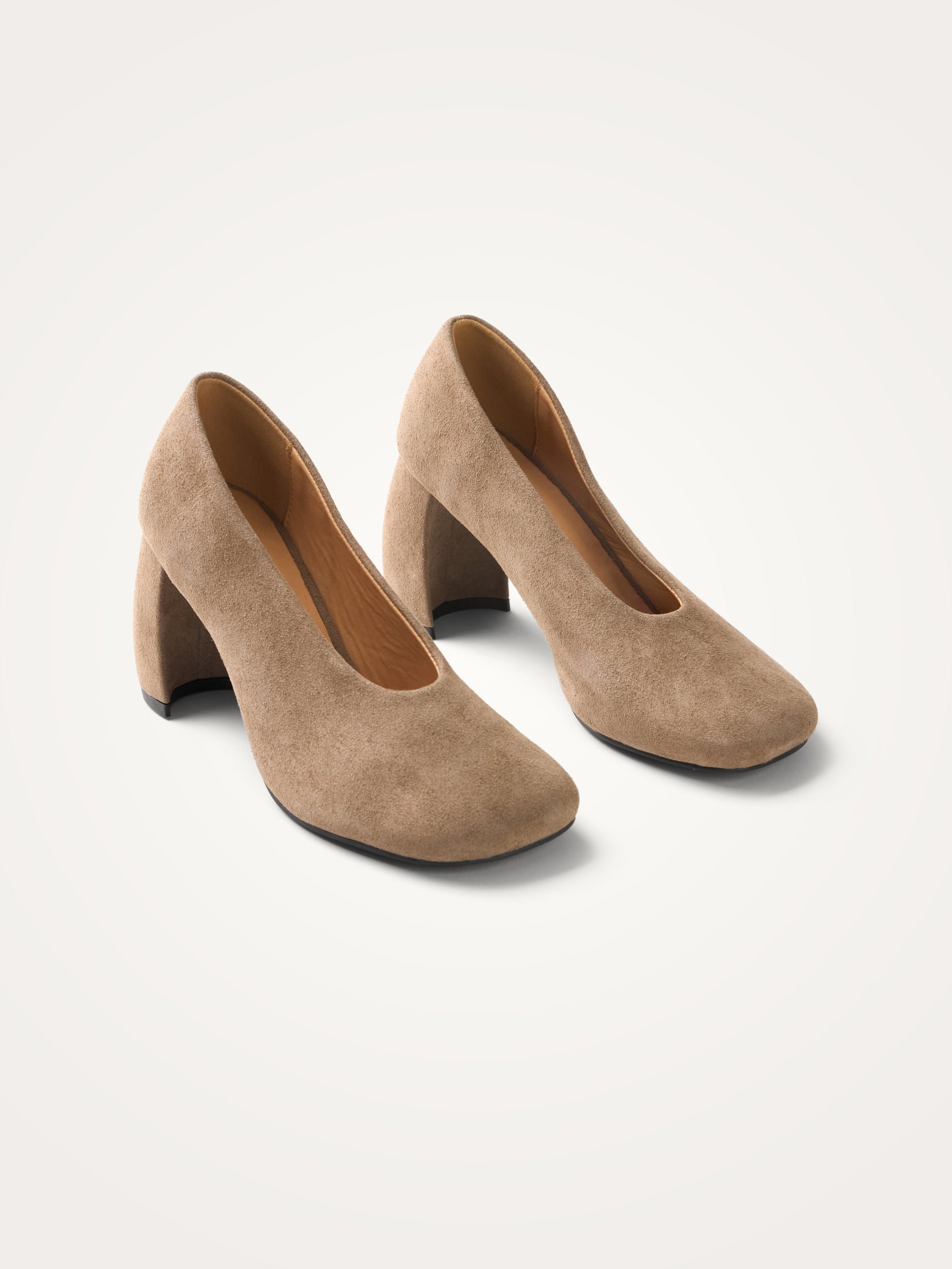 Half Moon Heel Pumps | Beige VANESSA WU Women