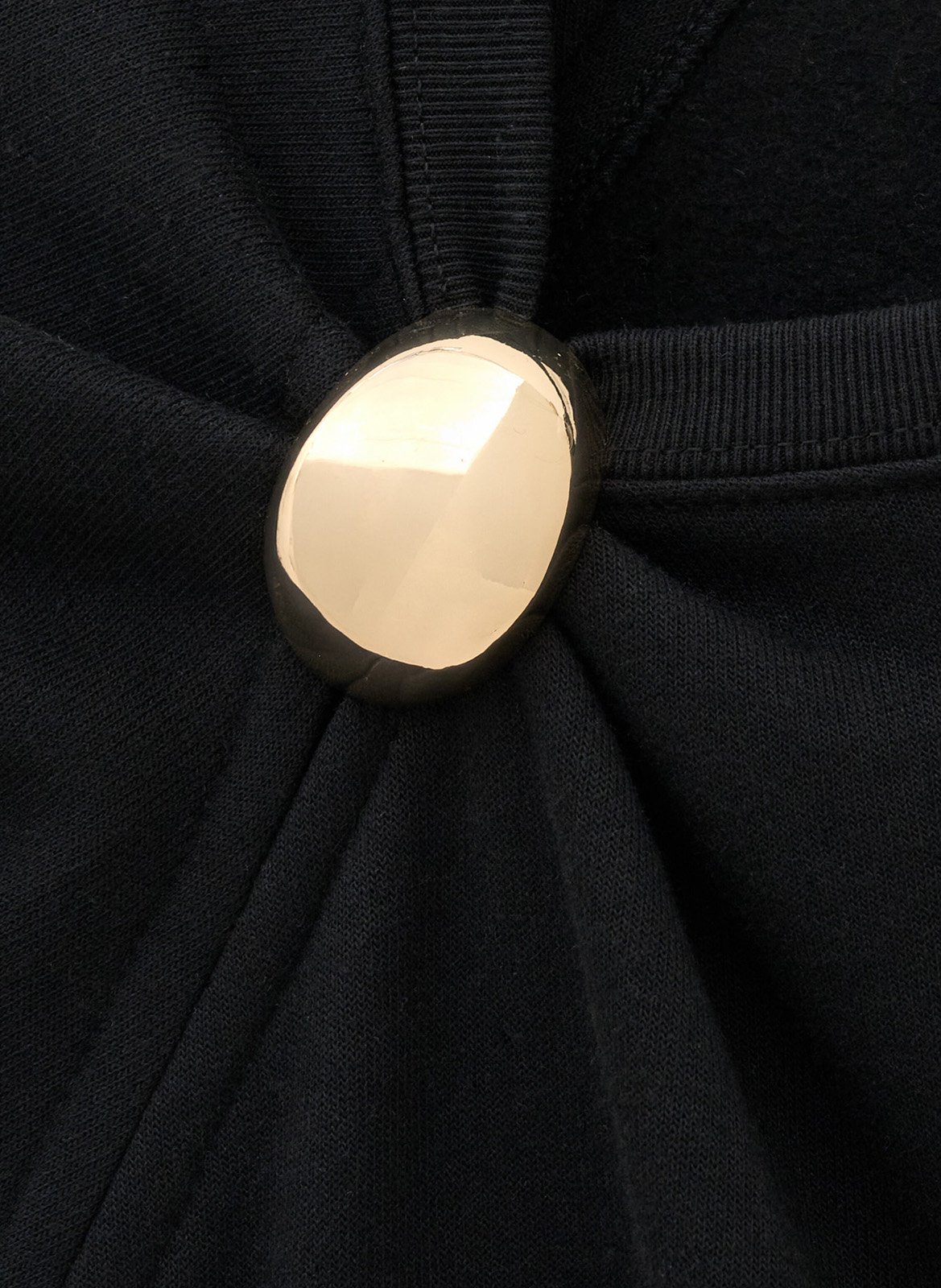 Rechte sweater | katoenblend | Zwart BA&SH Dames