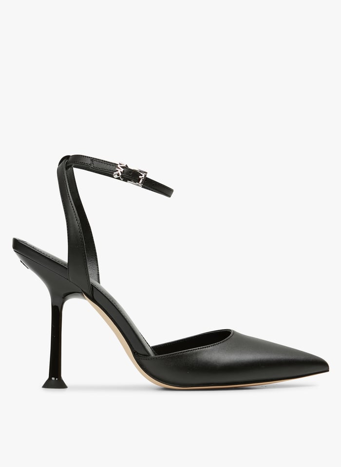 Black Heeled leather pumps