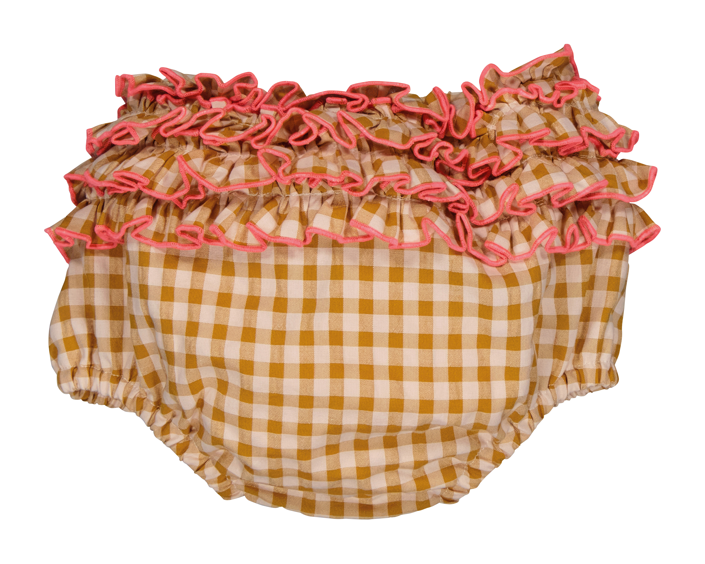 Bloomer vichy en coton mélangé  PETITE LUCETTE Orange