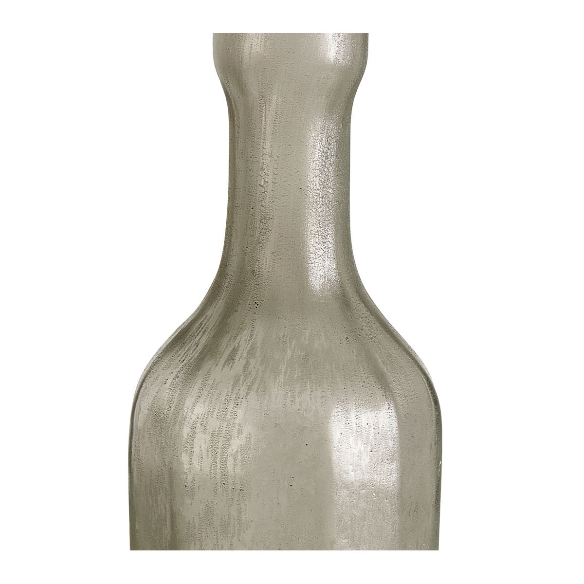 Frosted glass vase BLANC D'IVOIRE Grey