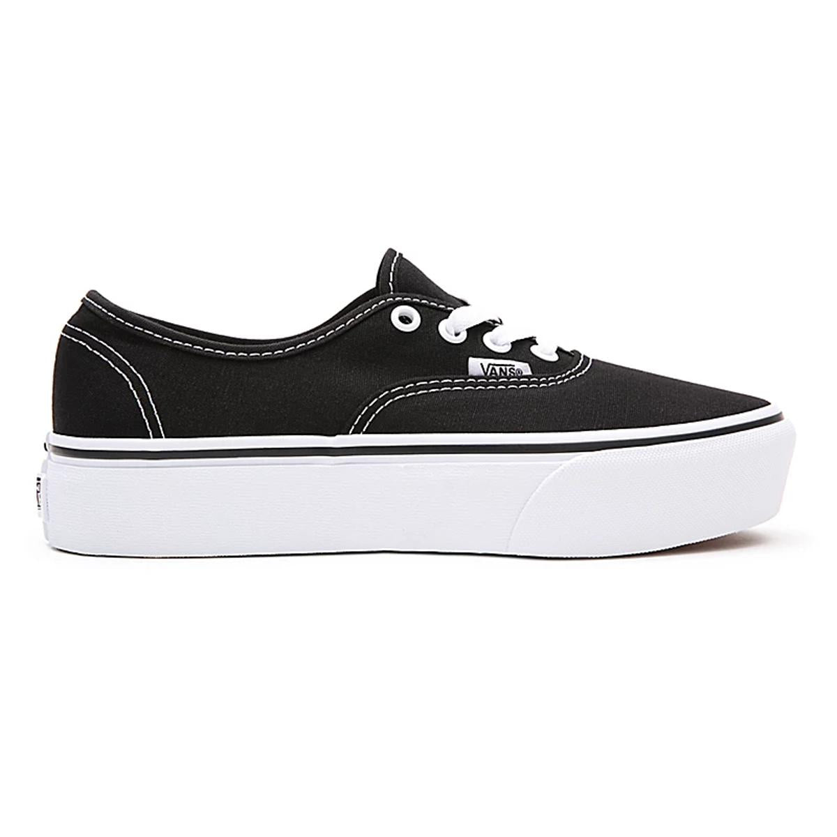 Vans plateforme 2024 femme noir