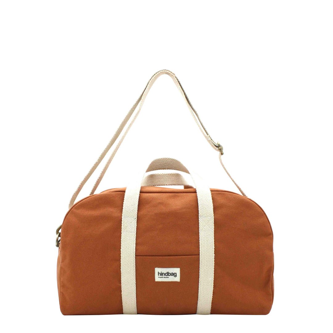 Cotton weekend bag CHARLIE Sienne