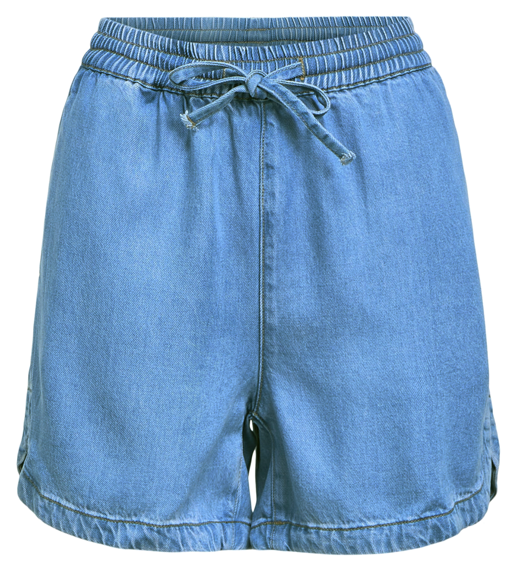Cargoshort van jeans Blauw