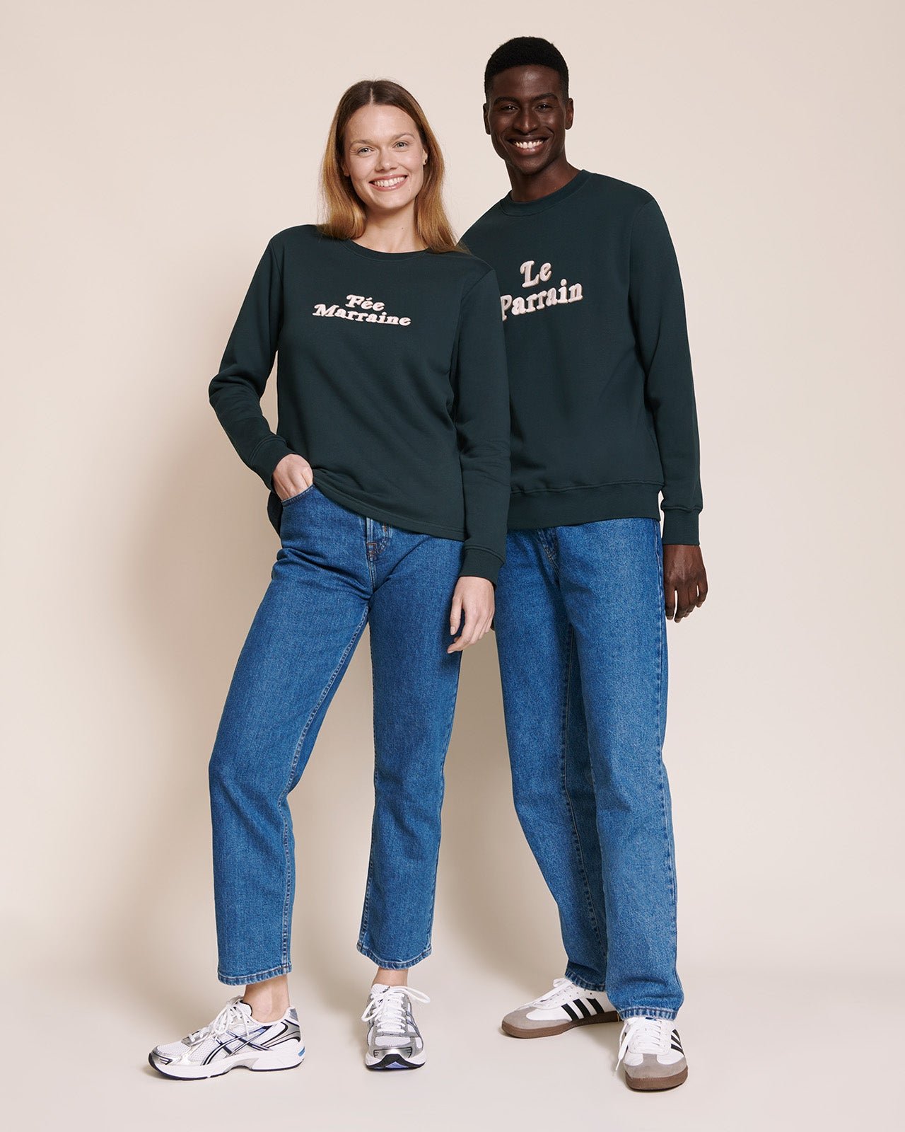 The Godfather organic cotton sweatshirt EMOI EMOI Blue