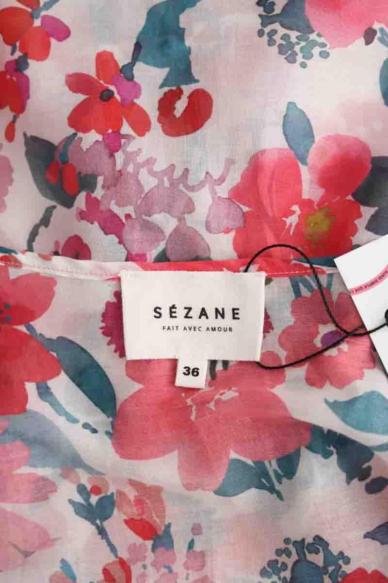 Cotton blouse SEZANE - Seconde main Pink