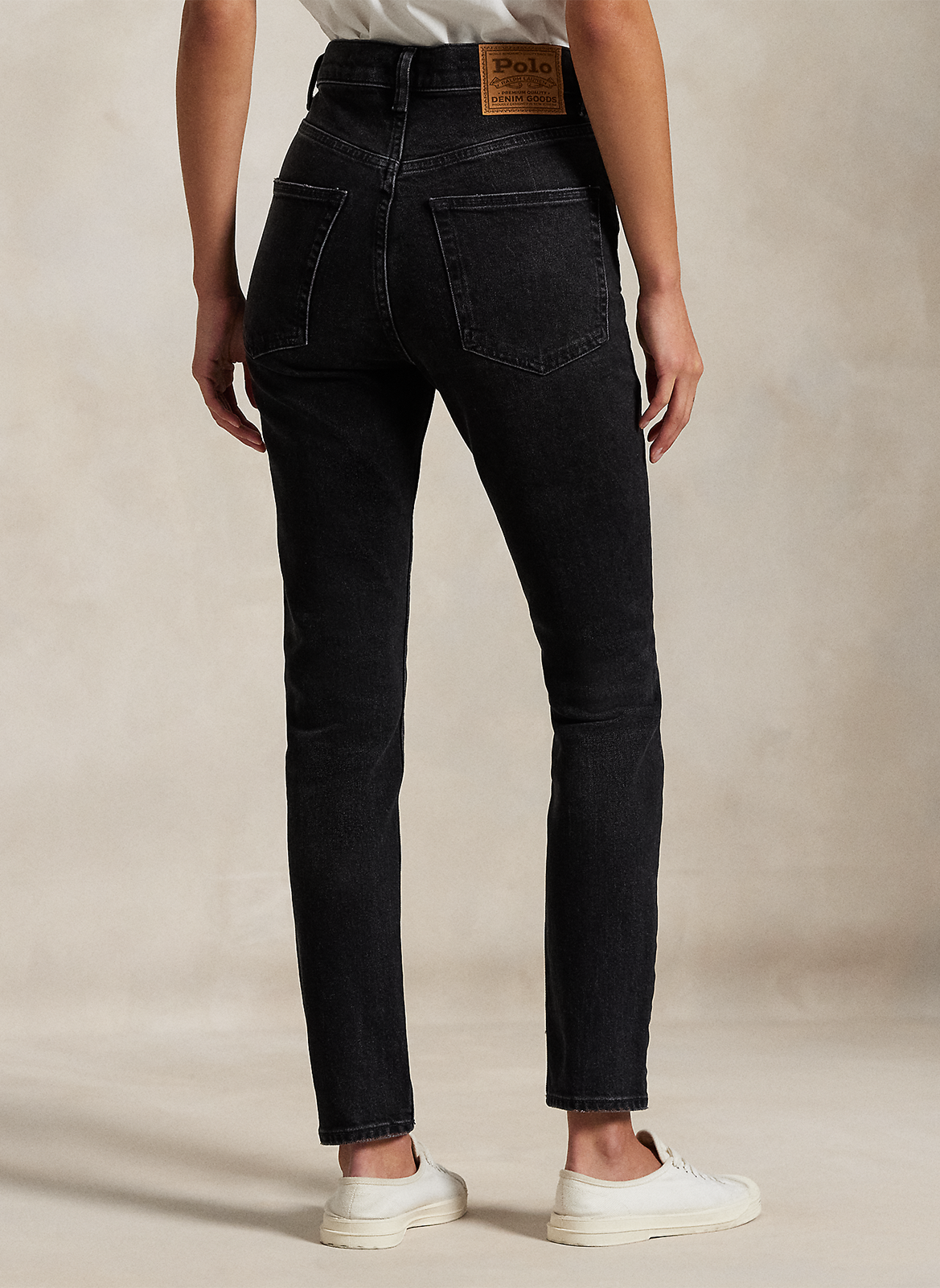 Jean skinny en coton mélang" POLO RALPH LAUREN Noir
