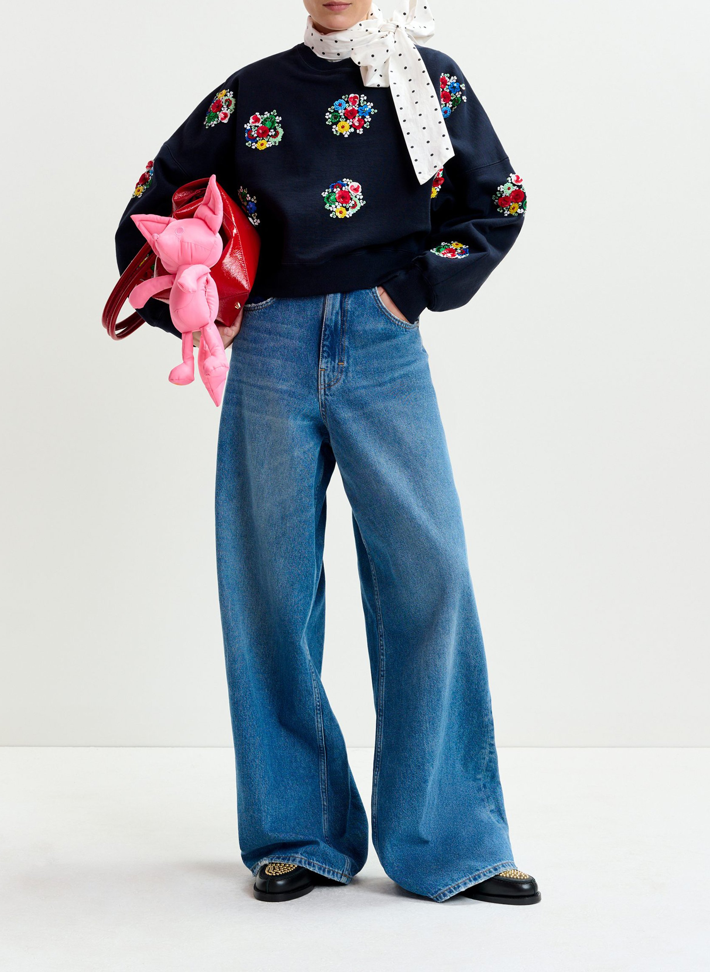 Sweat col rond en coton ESSENTIEL ANTWERP Bleu