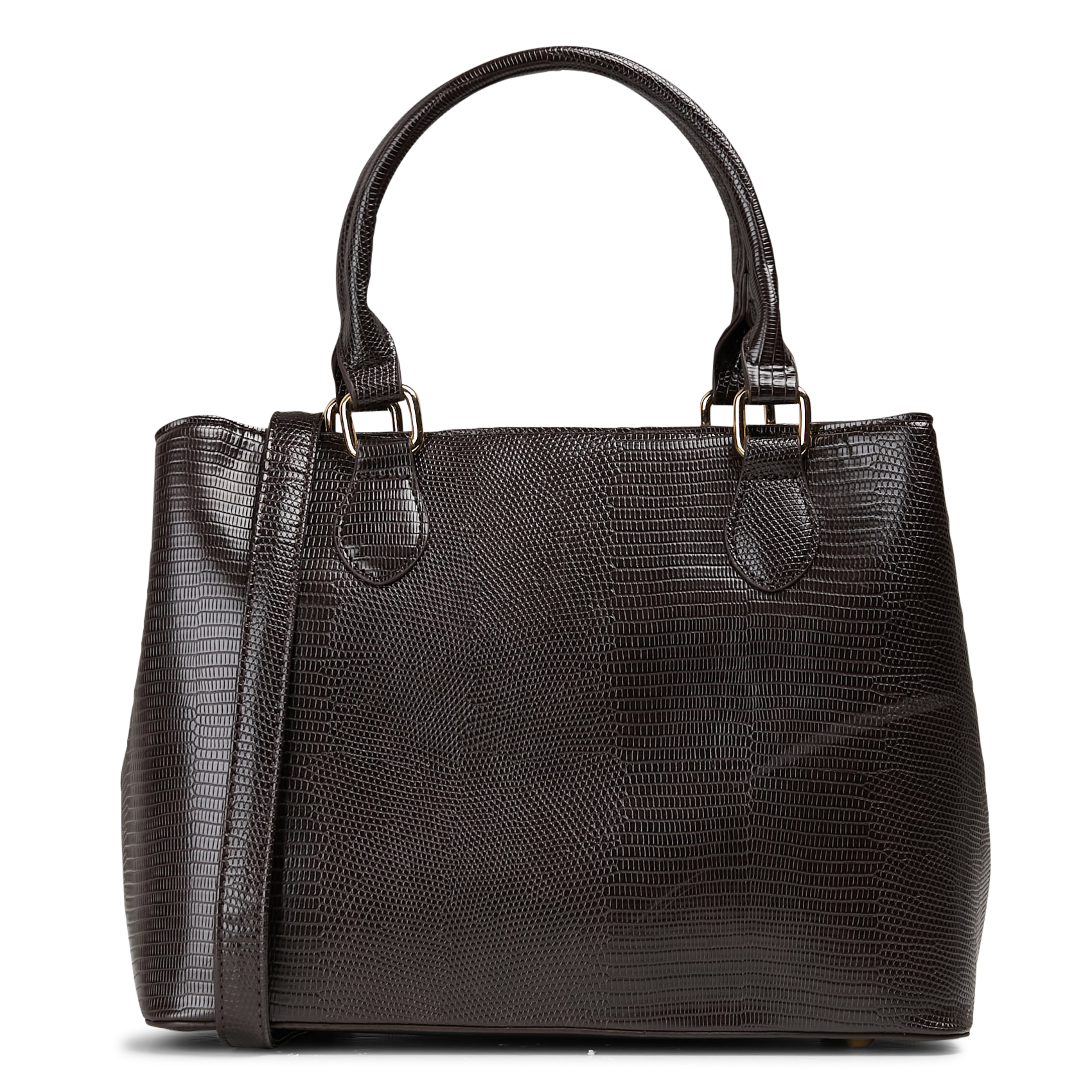 Schoudertas met krokodillenprint AU PRINTEMPS PARIS