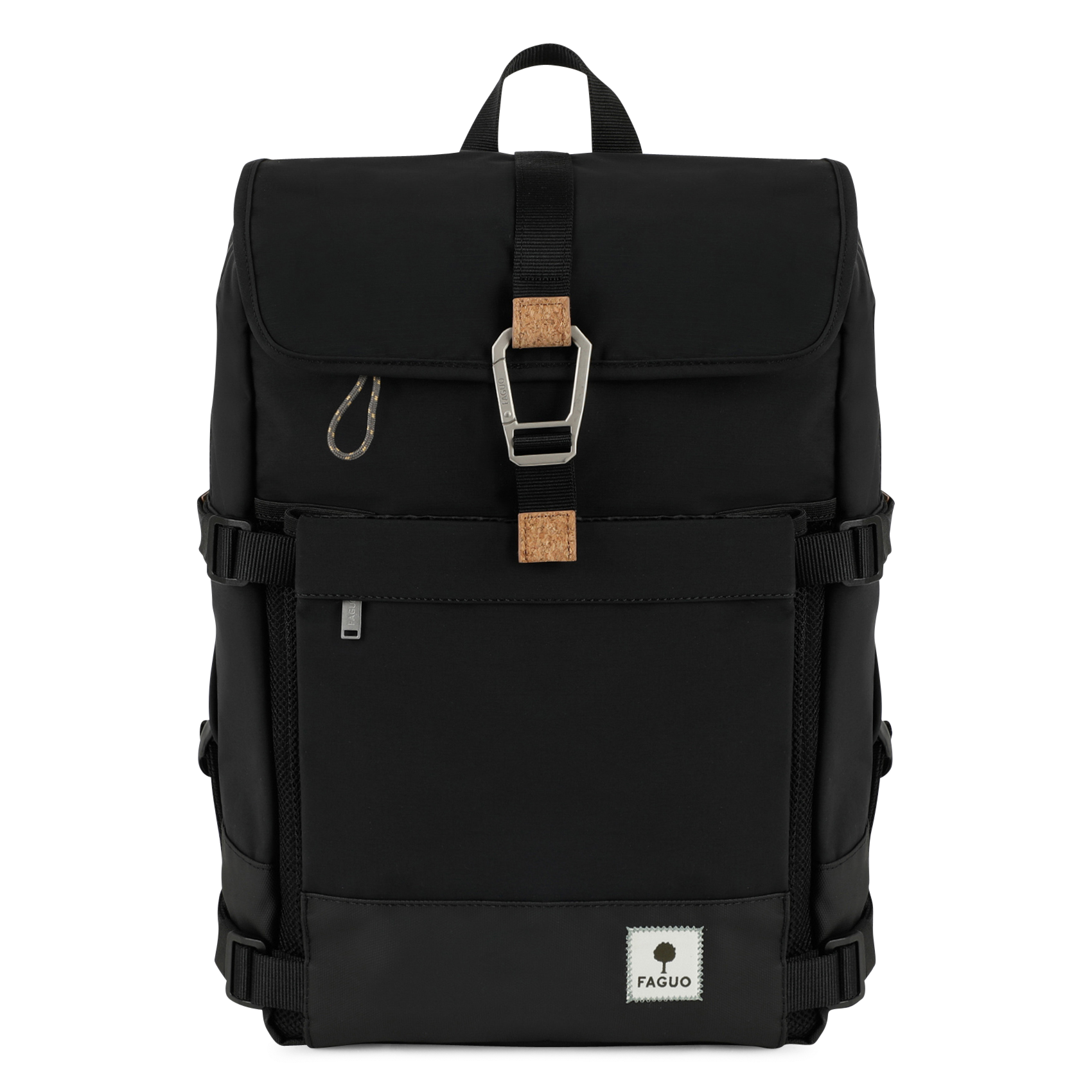 Plain flap backpack FAGUO Blue