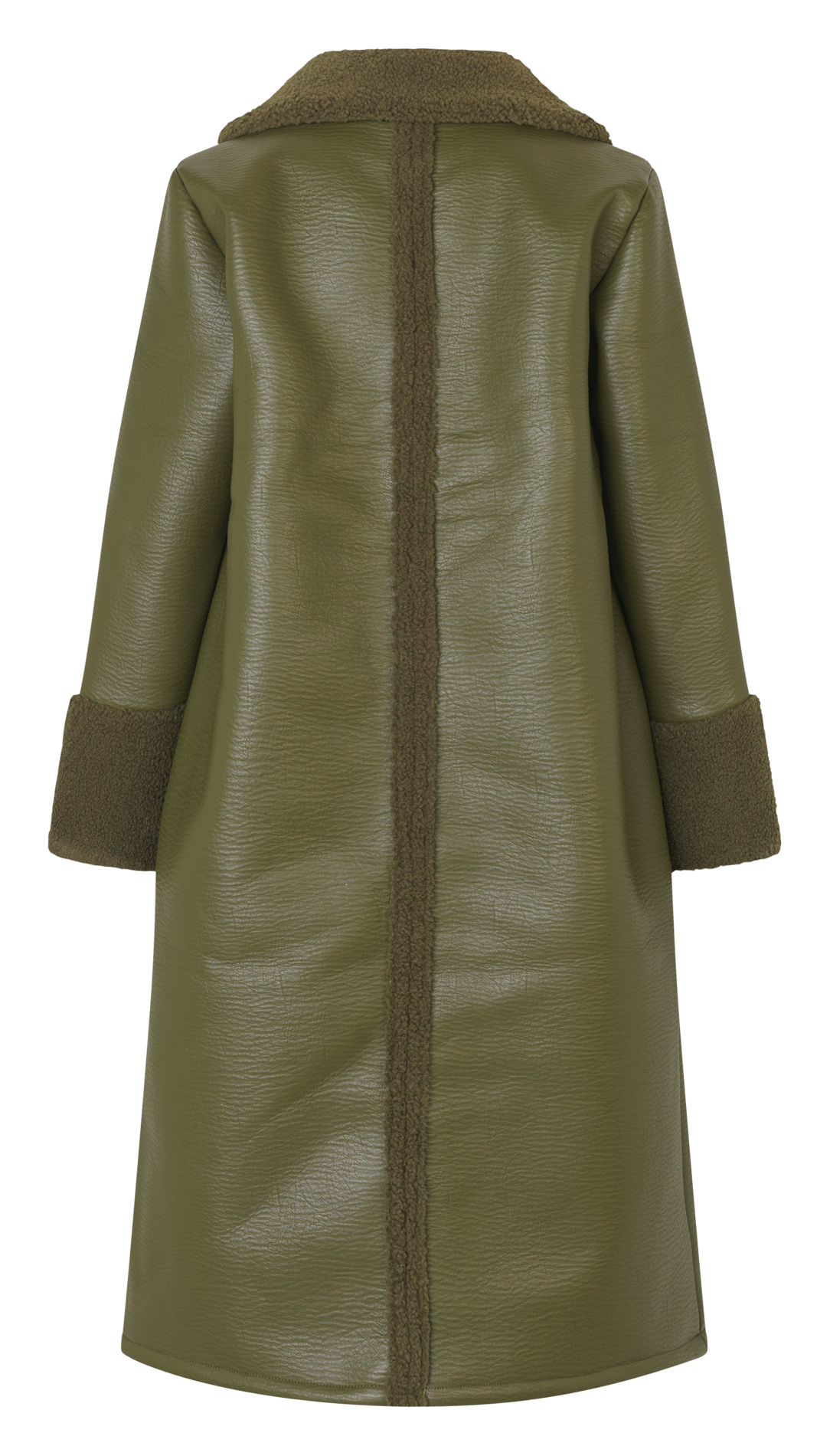 Manteau col classique  Kaki