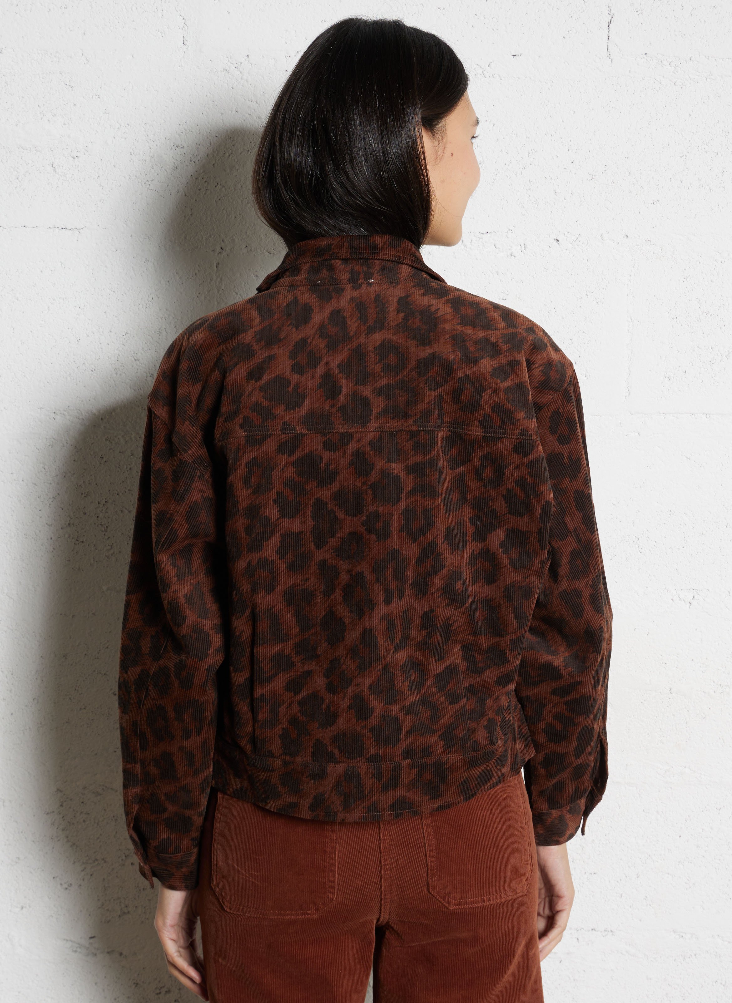 Baumwolljacke mit Stehkragen THE KORNER Braun