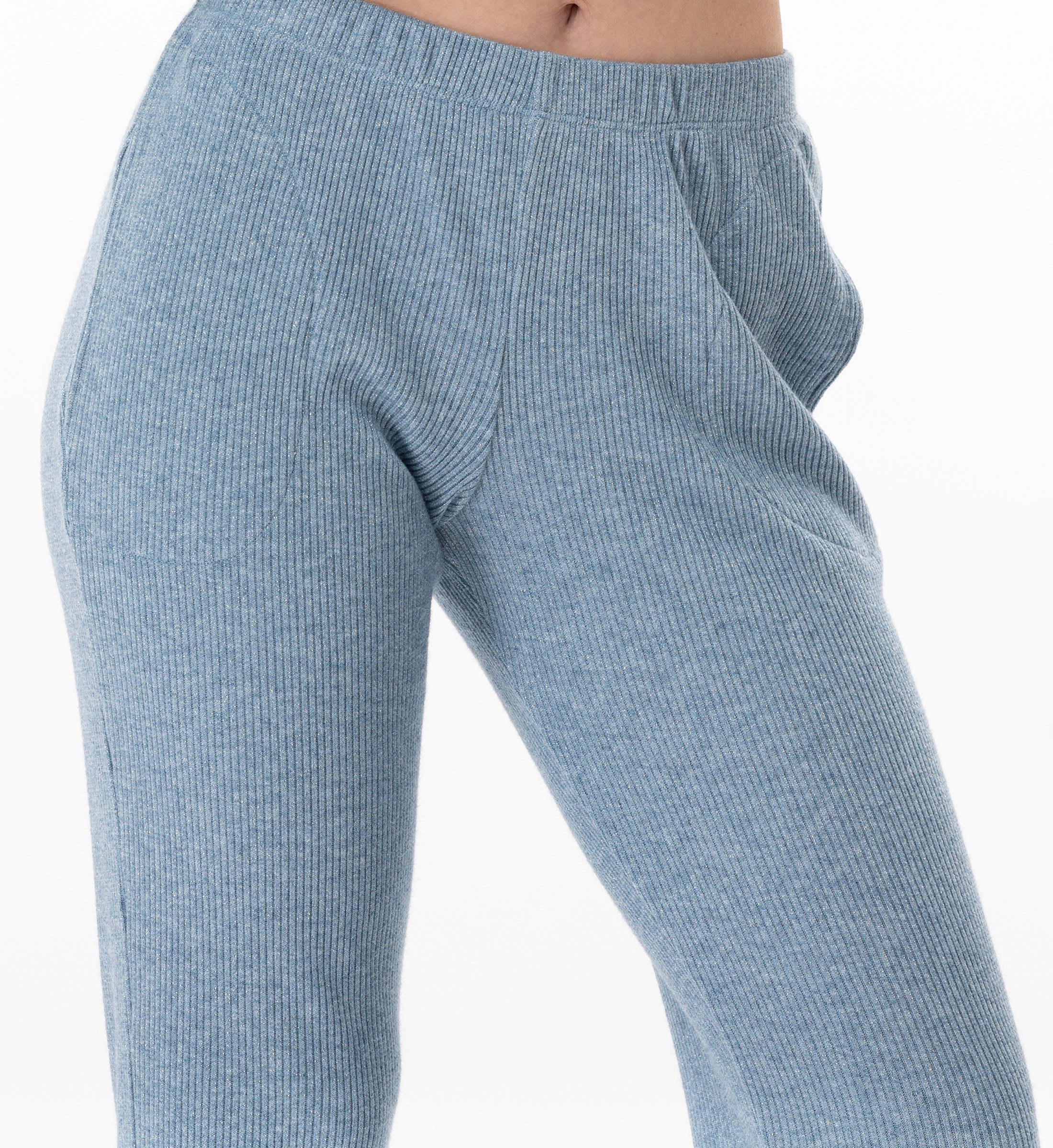 Lurex knitted homewear set LE CHAT Blue