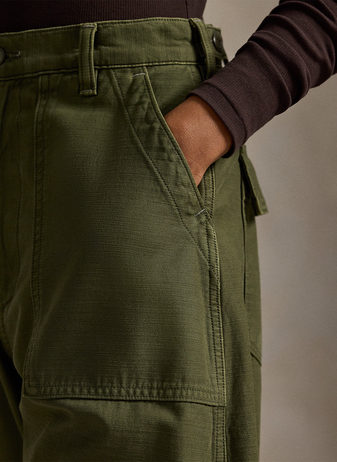 Wijde jeans POLO RALPH LAUREN Groen