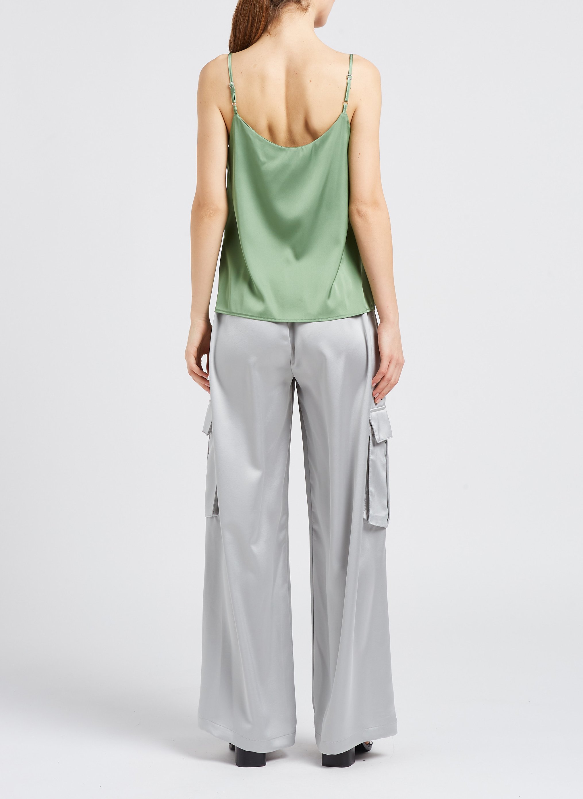 Pantalon cargo ample IMPERIAL Blanc