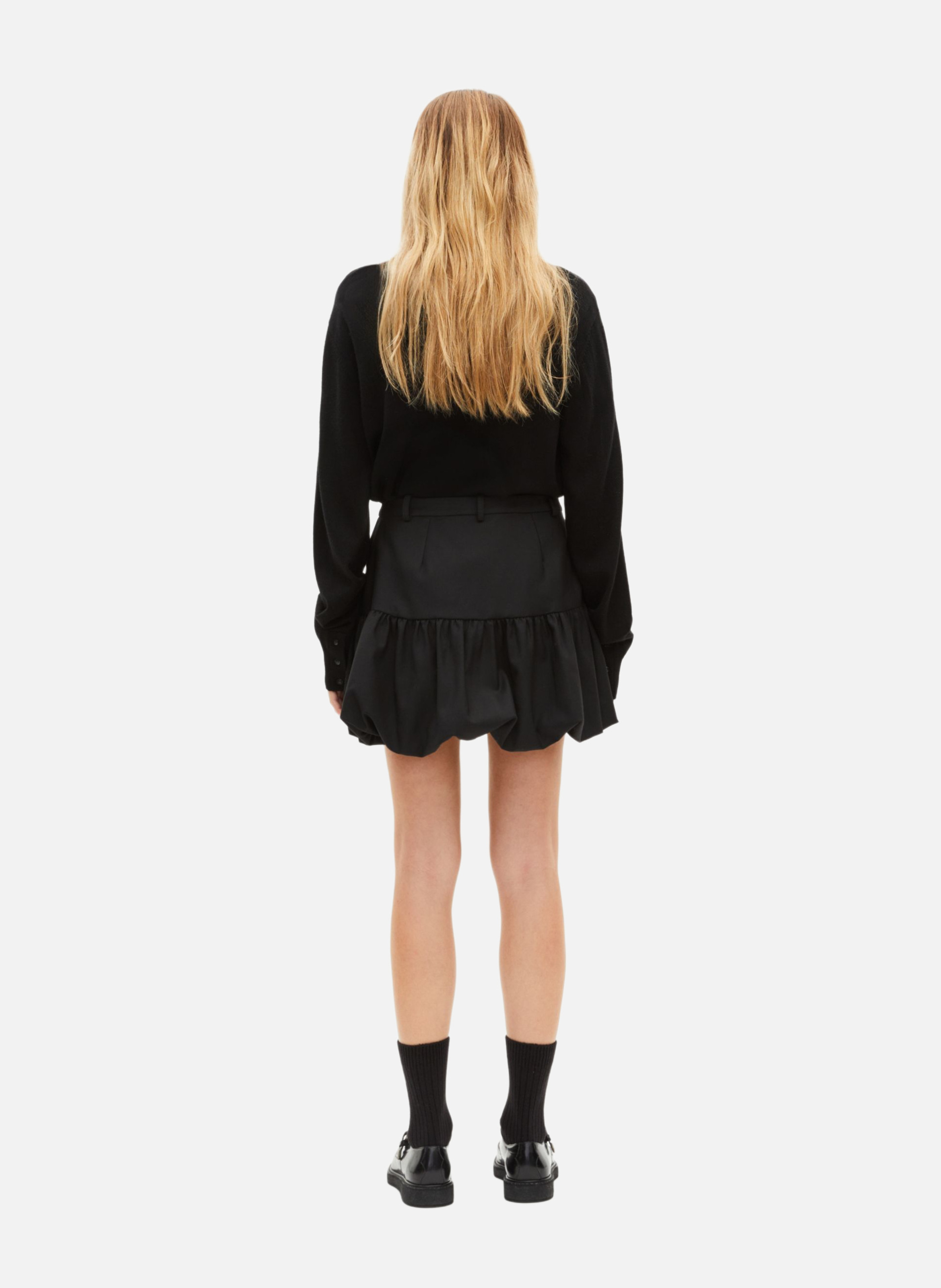 Short bubble skirt THE KOOPLES Black