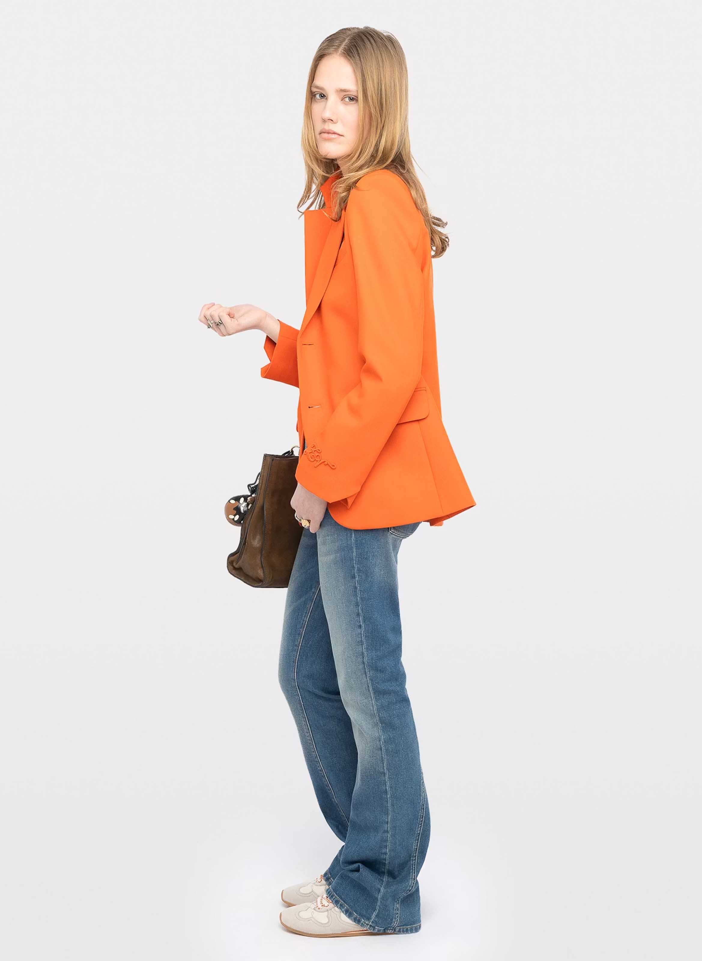 Fitted blazer jacket ZADIG&VOLTAIRE Orange
