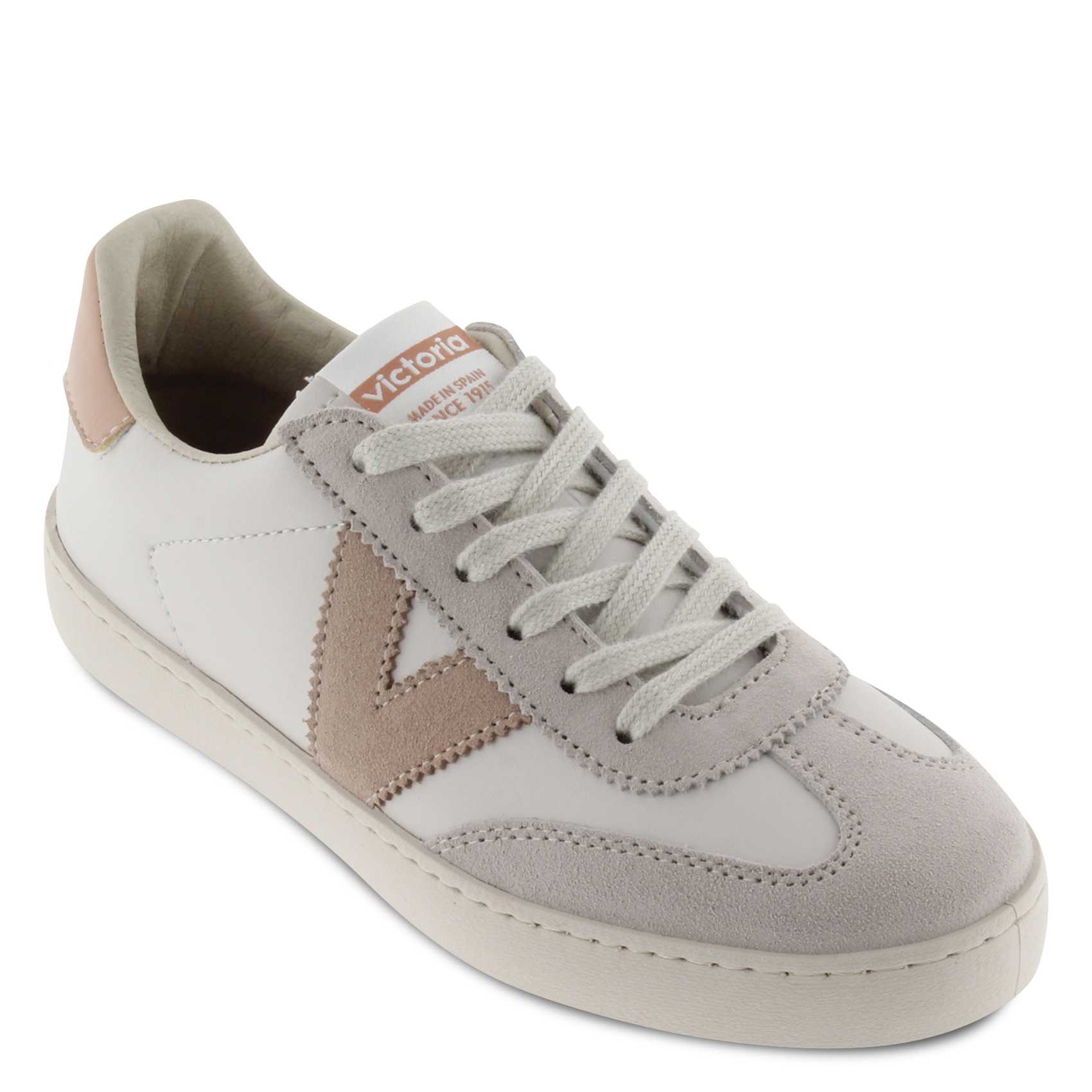 Baskets basses à bout rond VICTORIA Rose