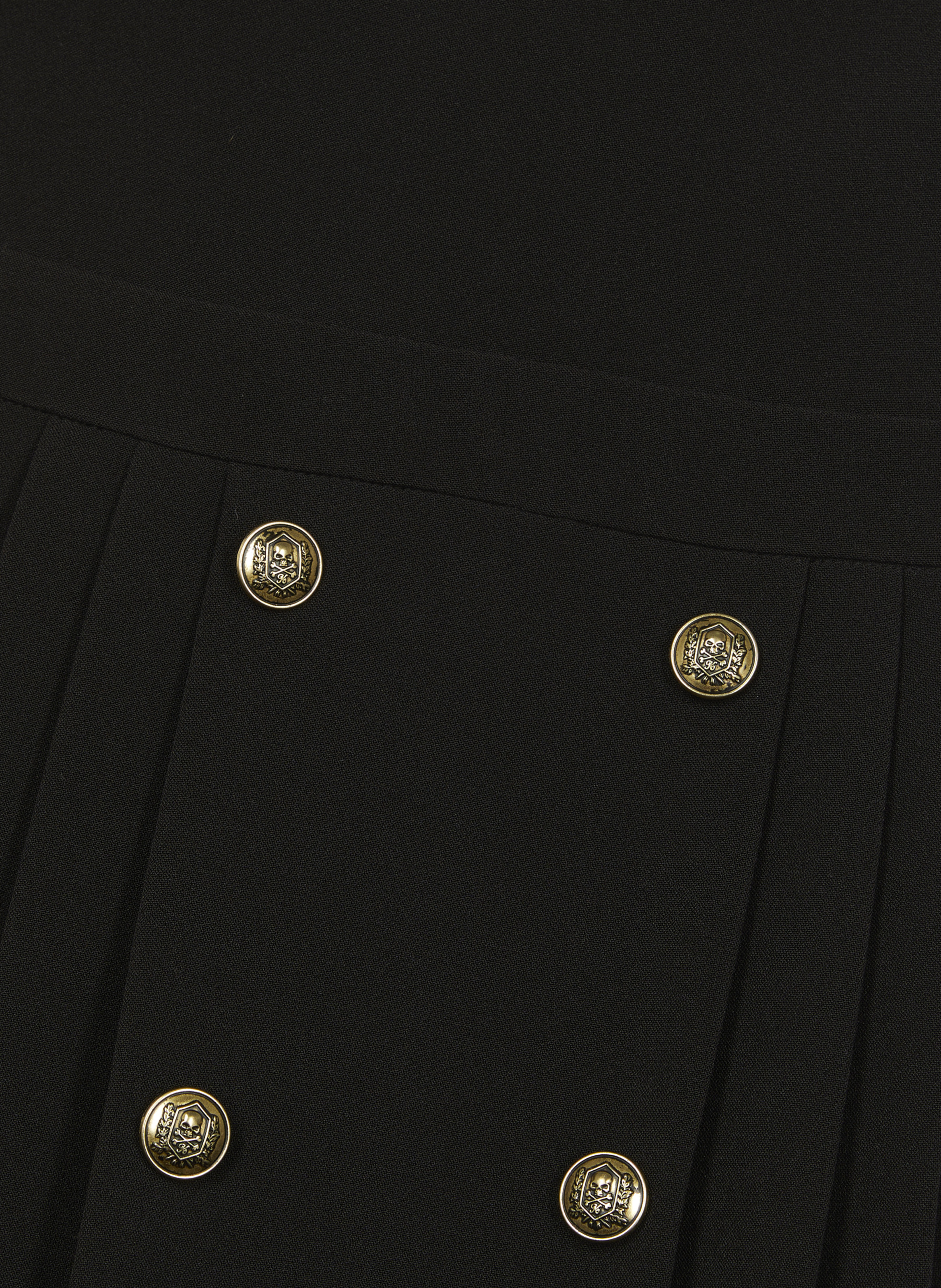 Short dress with criss-cross back THE KOOPLES Black