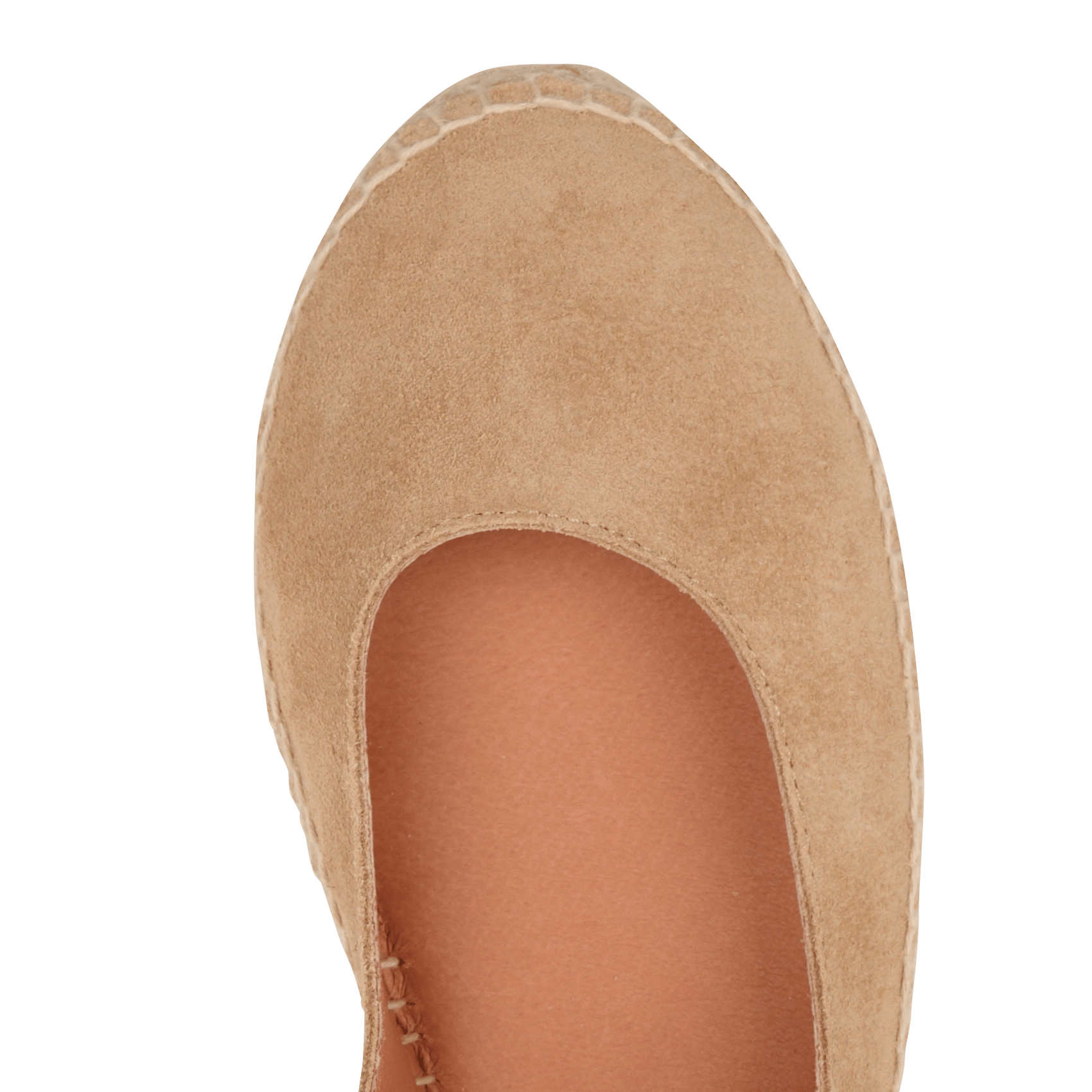 Espadrilles en cuir velours MELLOW YELLOW Beige