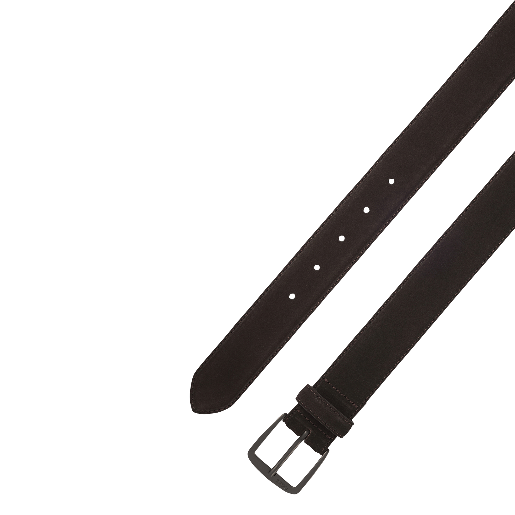 - Buckle closure. - Width: 3 cm.  BOSS Brown