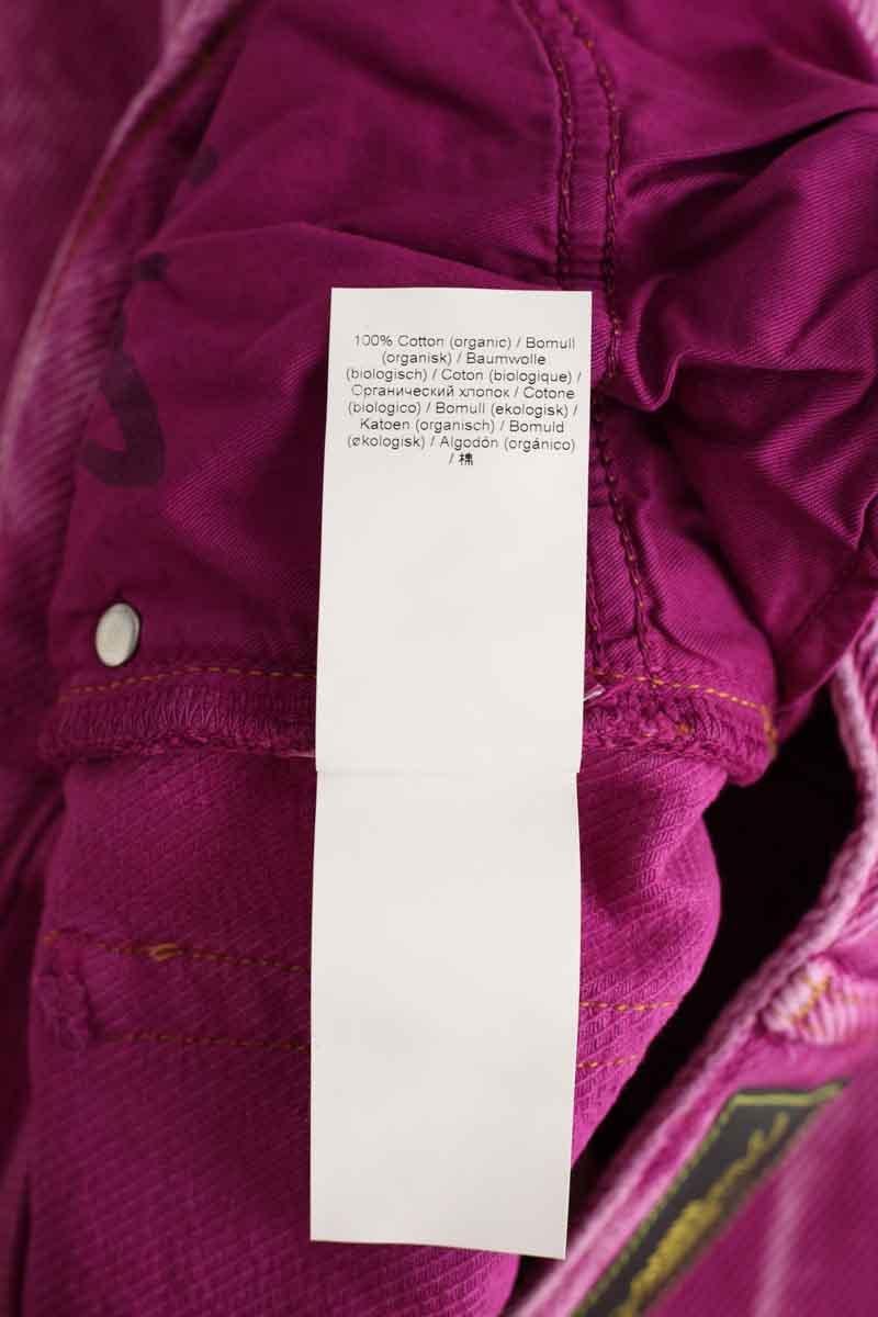 Straight cotton-blend pants GANNI - Seconde Main Pink