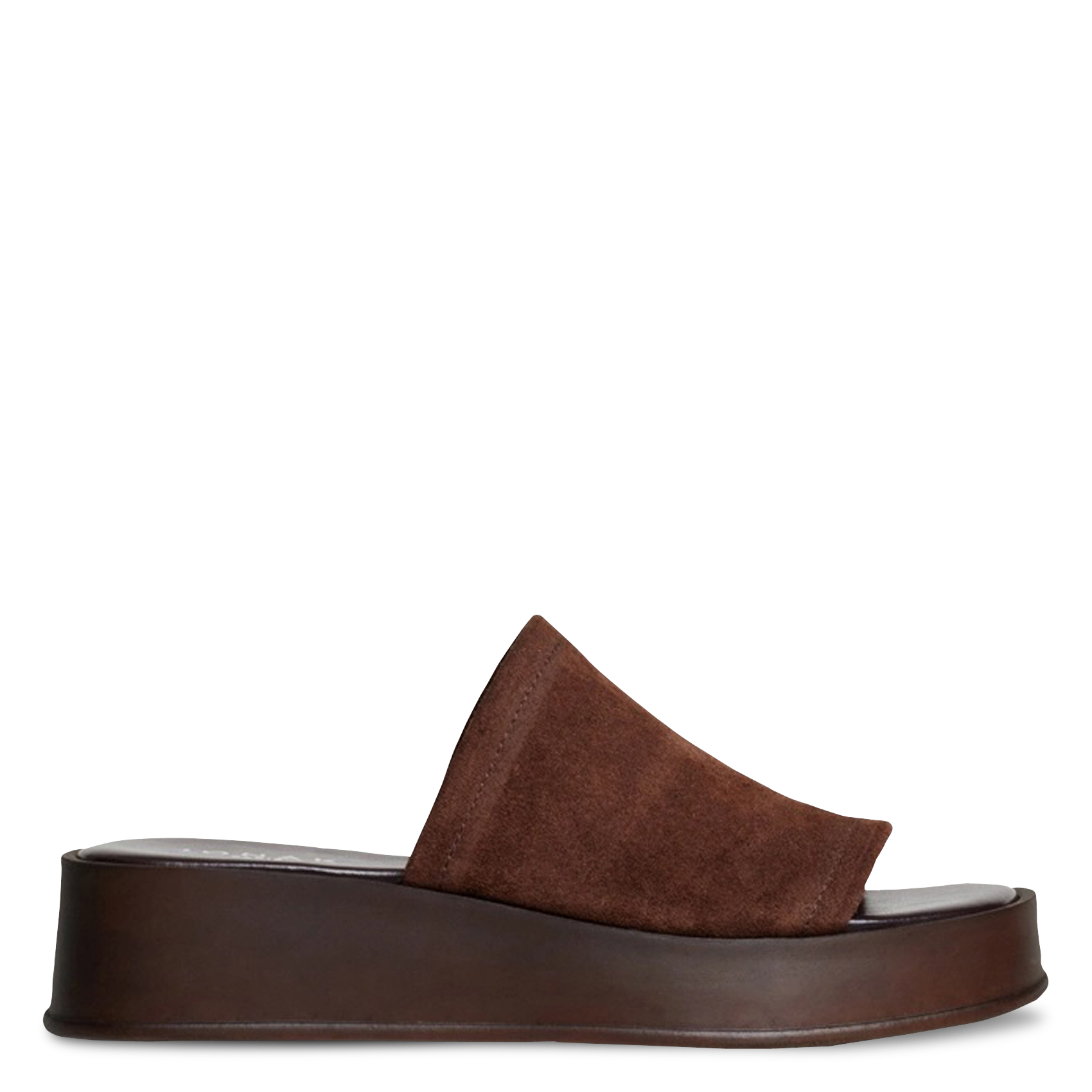 Sandales compensées en cuir JONAK Marron