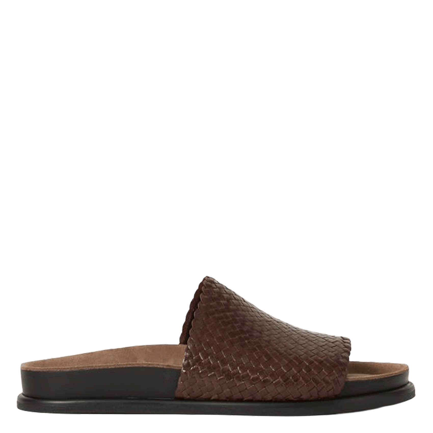 Sandales plates en cuir VAGABOND Marron
