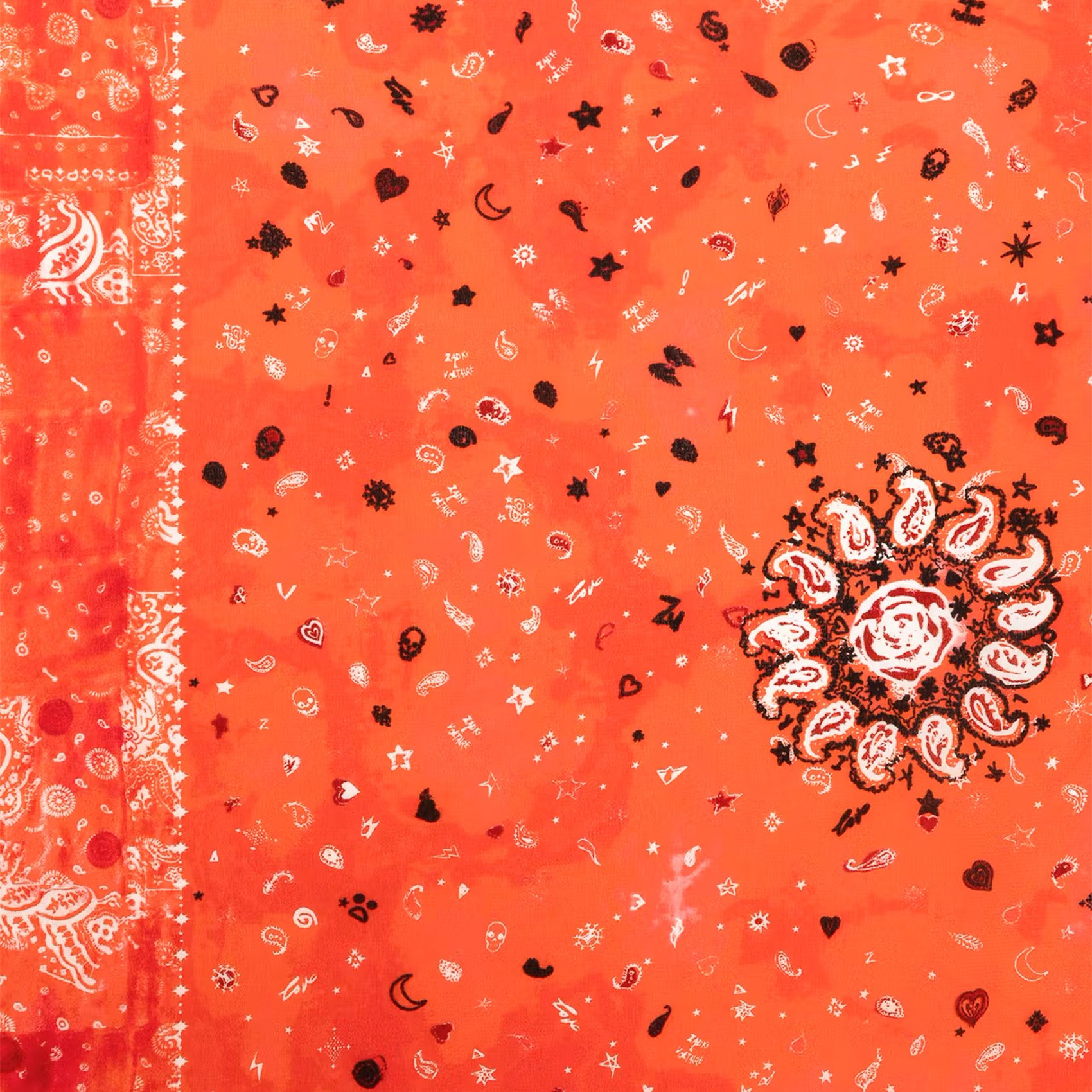 Foulard en soie ZADIG&VOLTAIRE Rouge