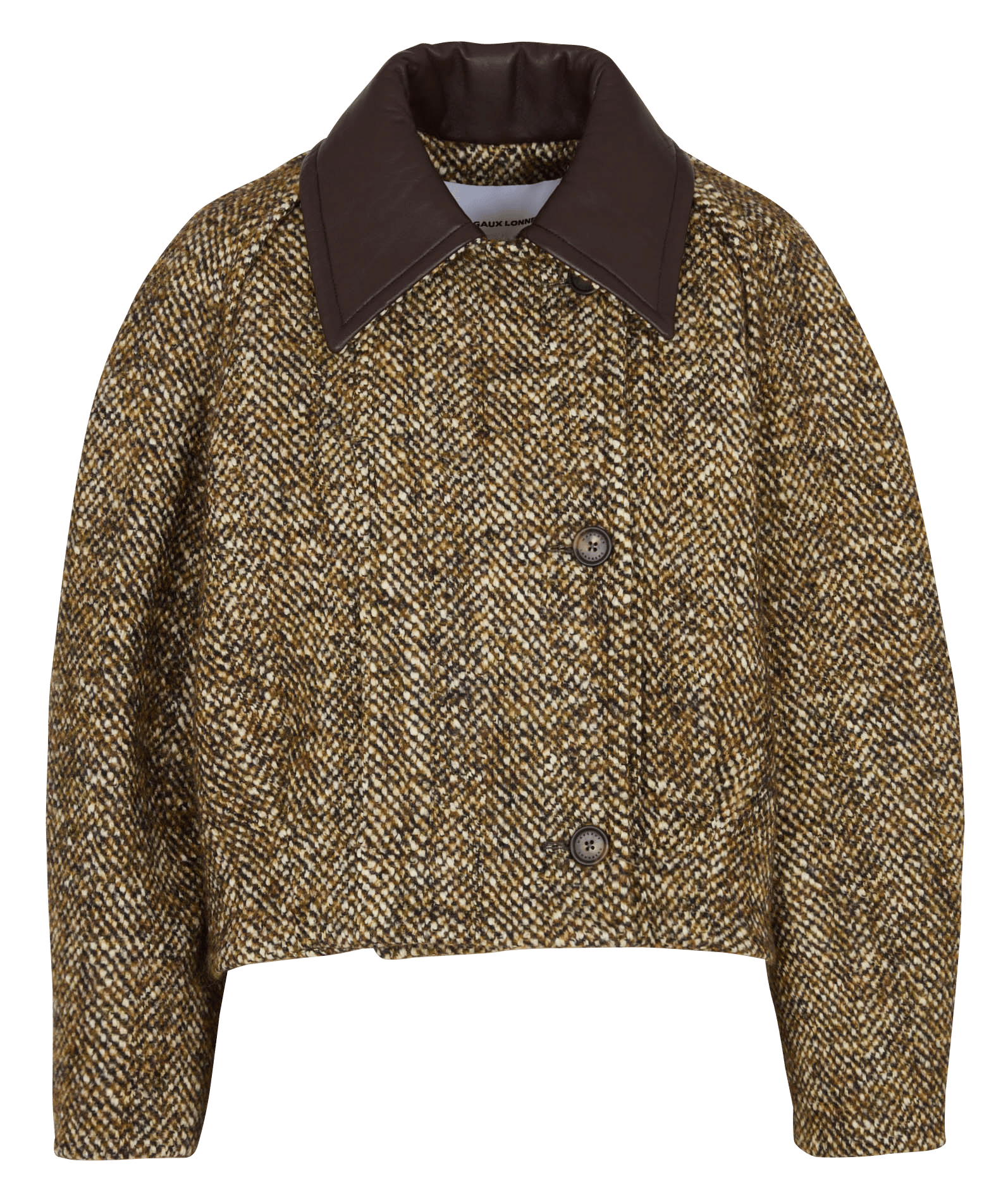 Kurze Tweed-Jacke MARGAUX LONNBERG Grau