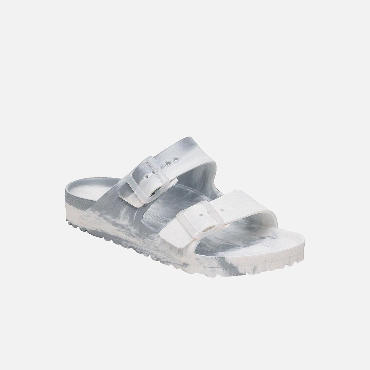 Arizona flat sandals BIRKENSTOCK Silver