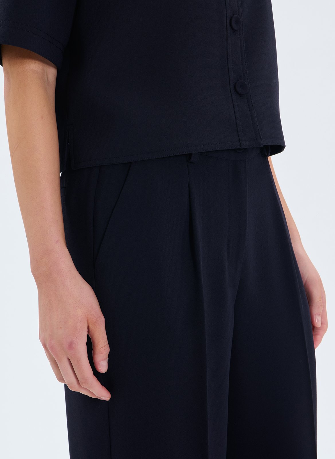 Pantalon large  ZAPA Bleu