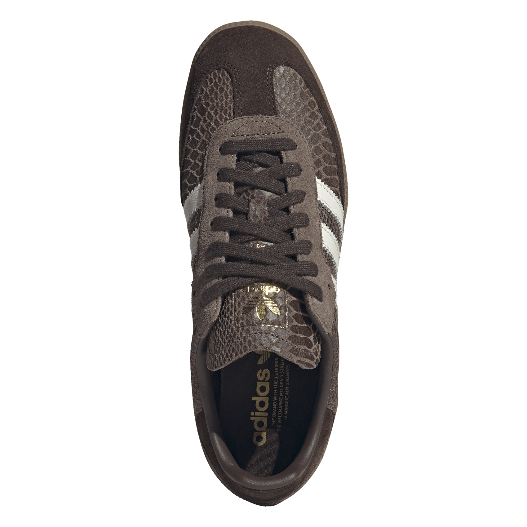 Lage krokodillen sneakers ADIDAS Bruin