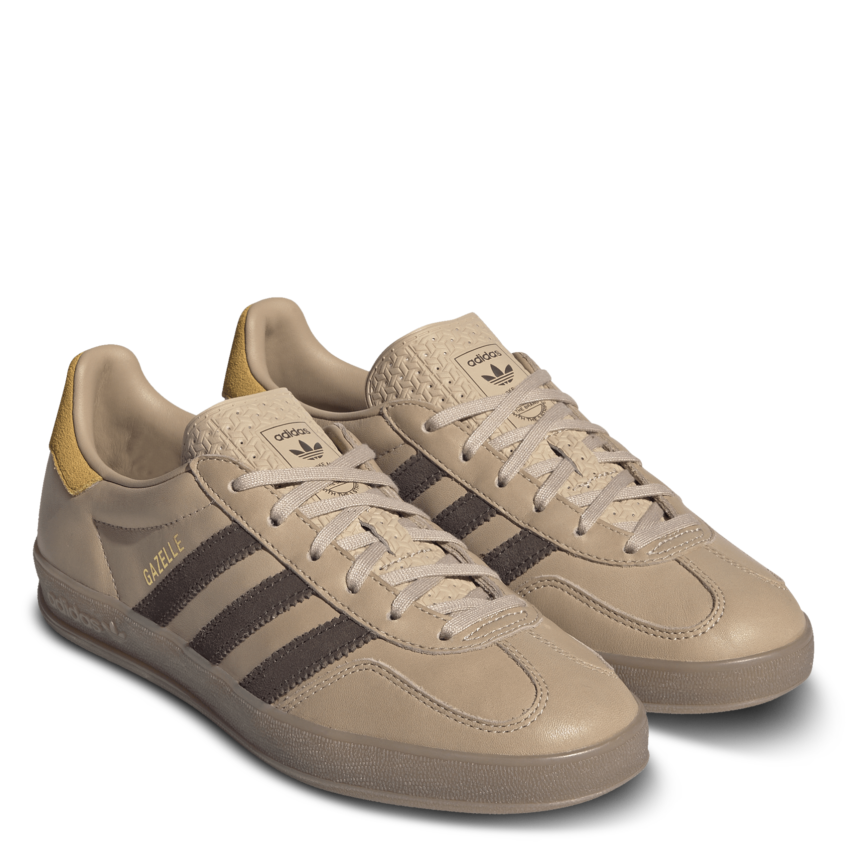 Low-top lace-up sneakers ADIDAS Beige