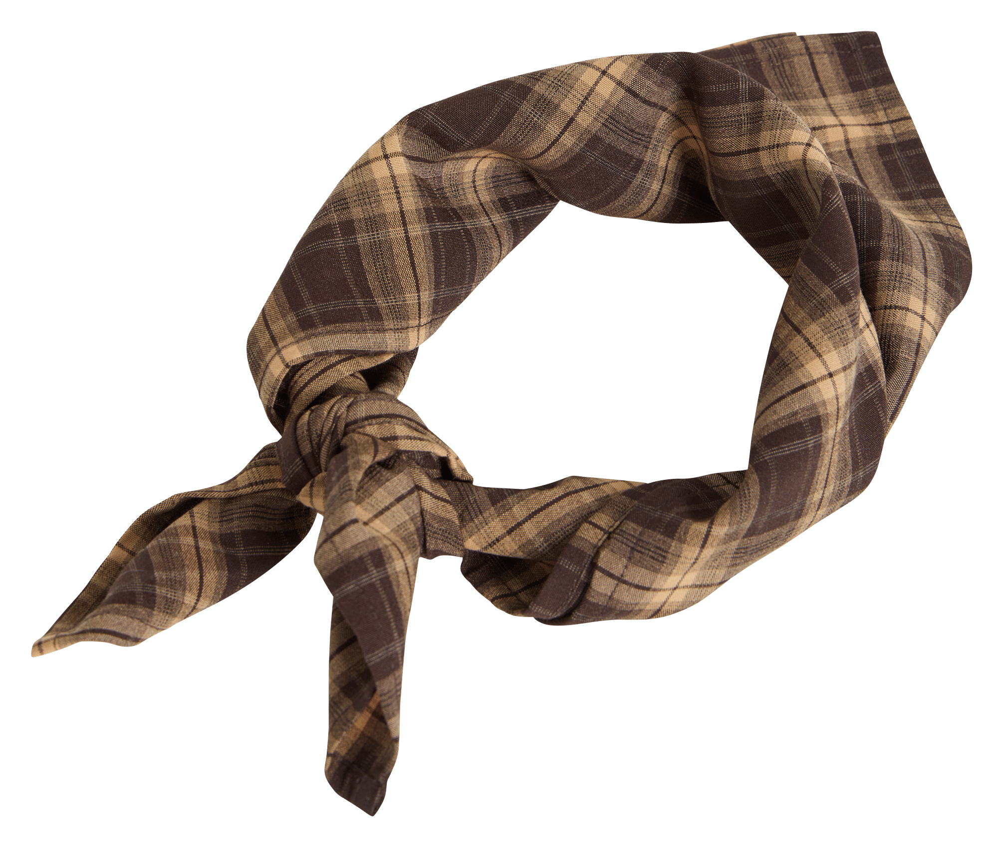 Checked scarf VILA Beige