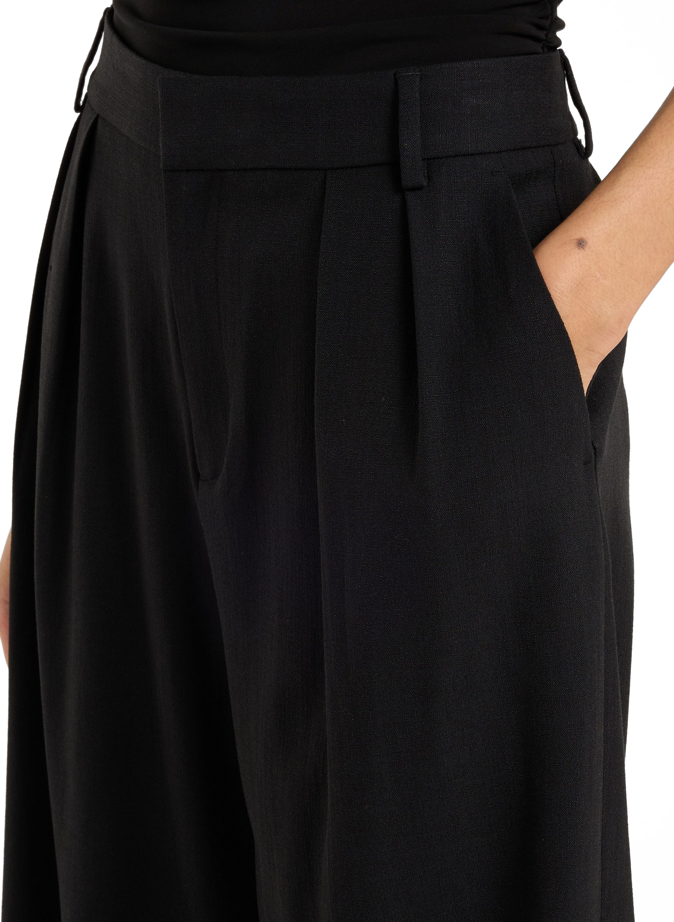Textured Vargone Vargone Pants SAISON 1865 Black