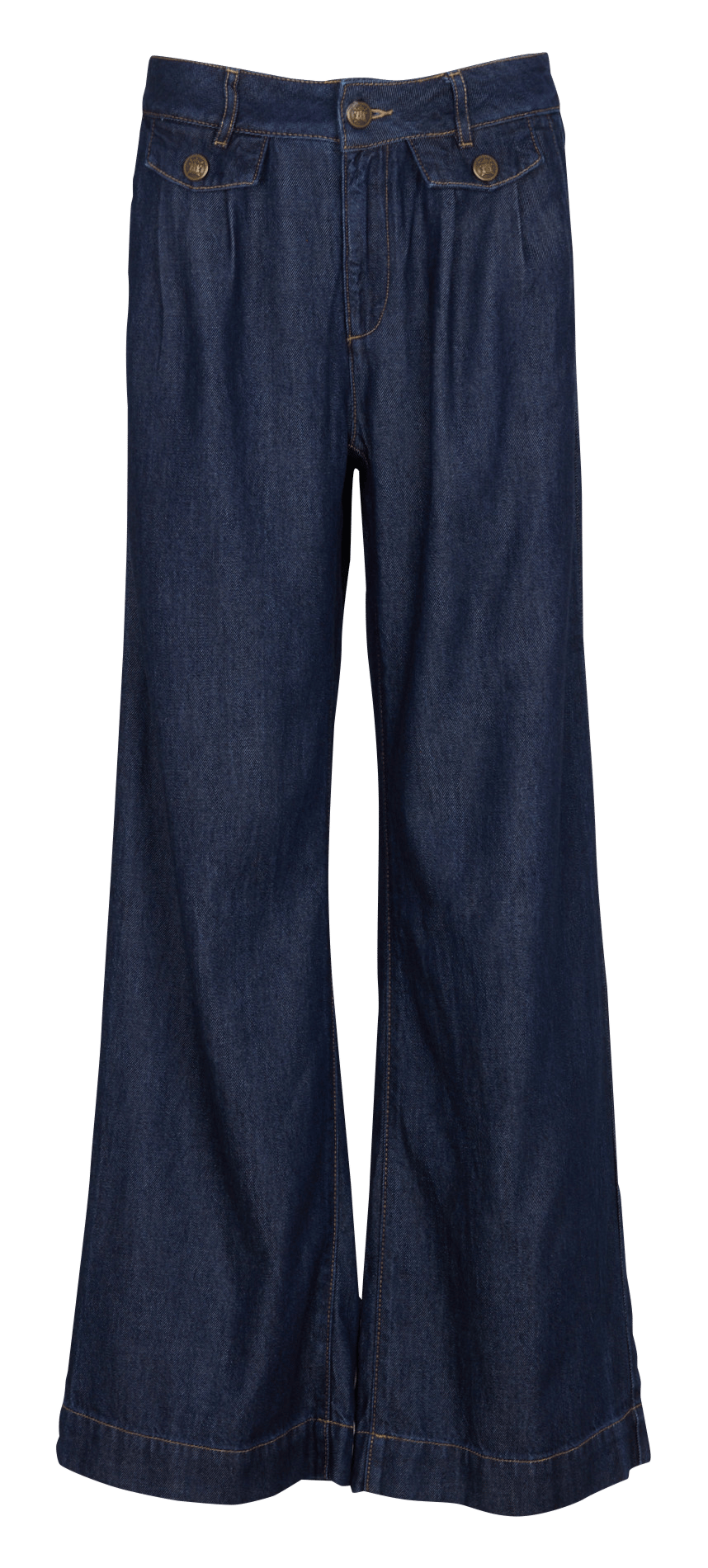 Wide leg denim pants MAISON 123 Blue