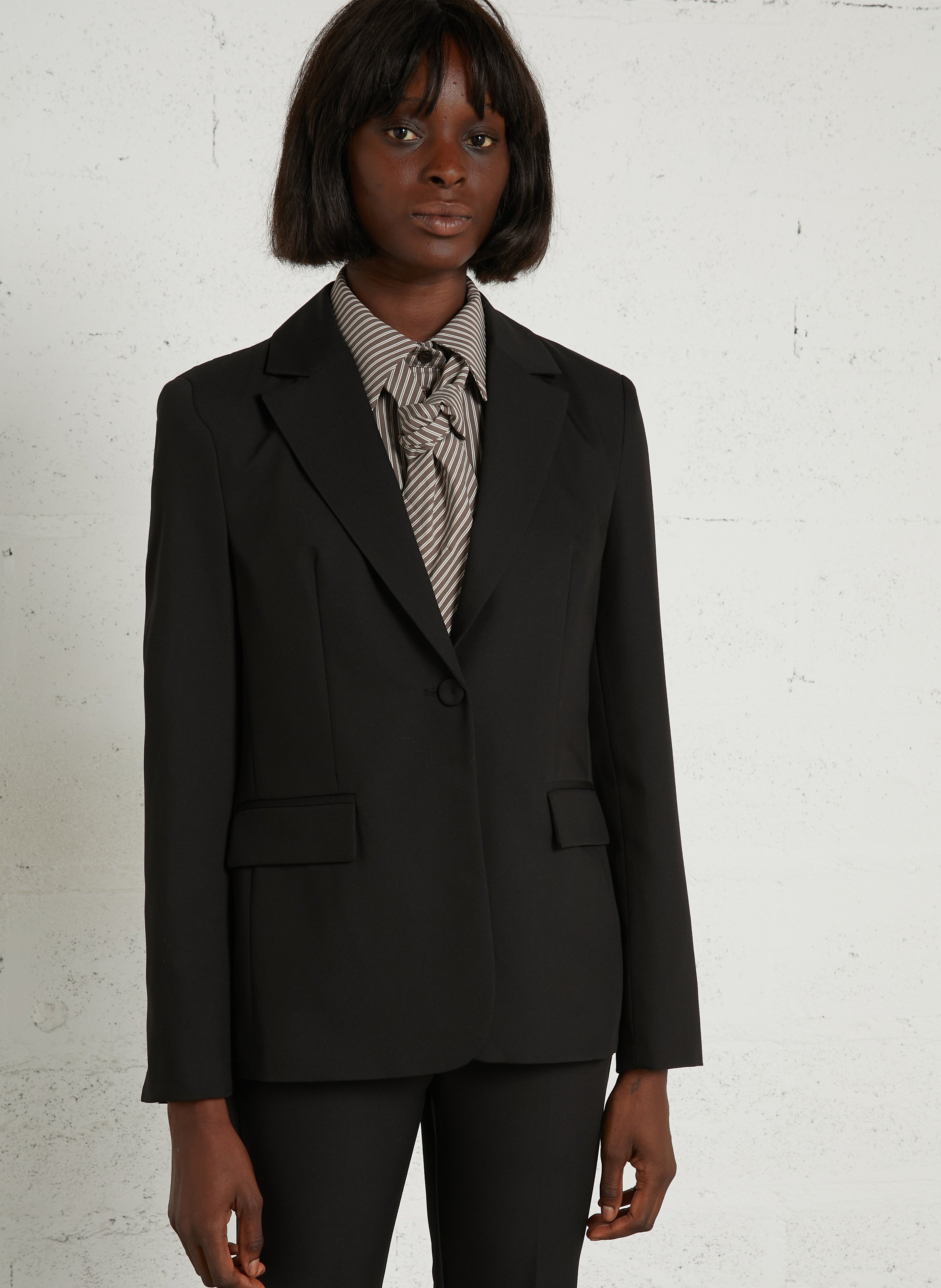 Fitted blazer jacket IMPERIAL Black