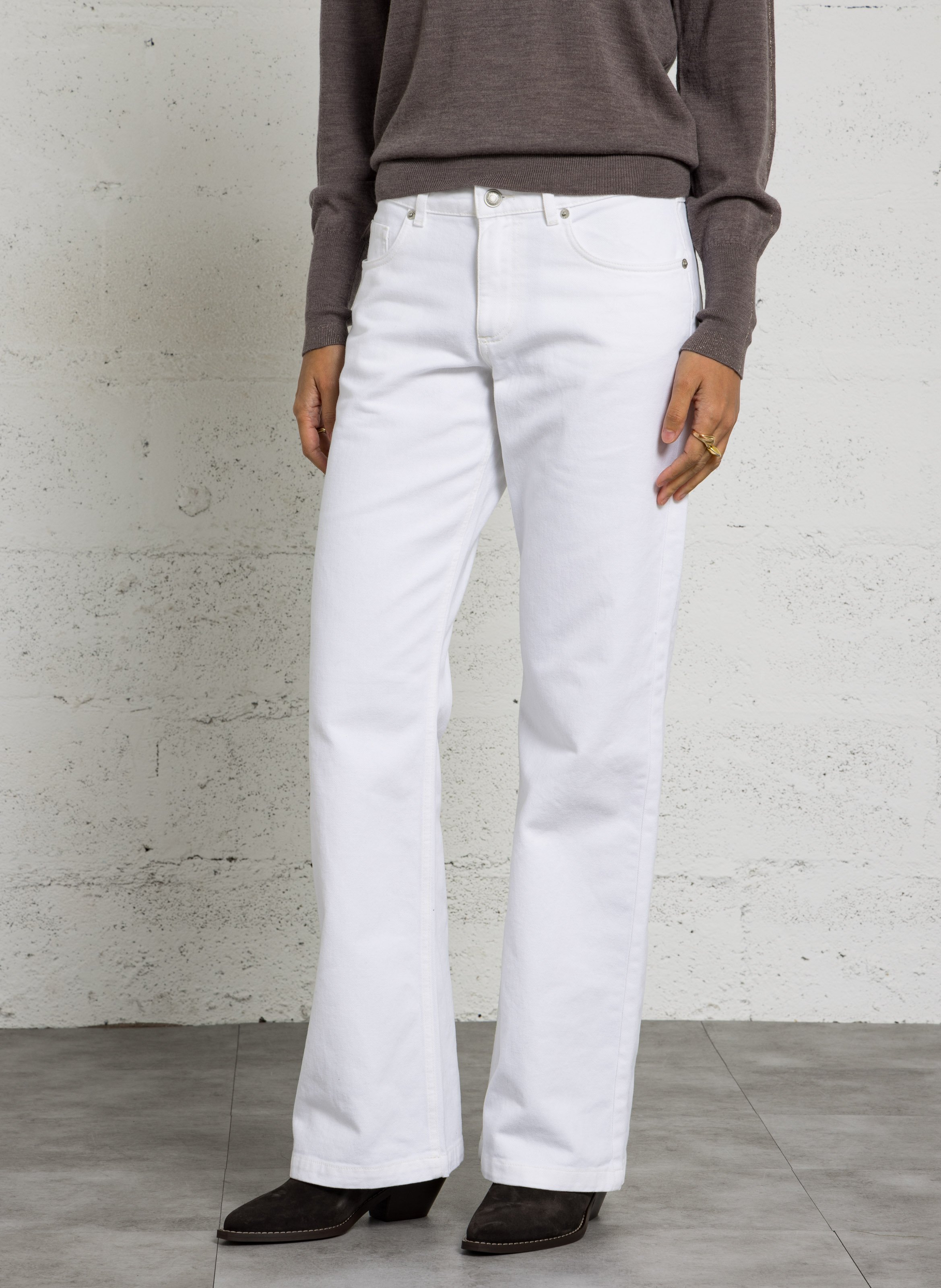 Slim-fit jeans IKKS White