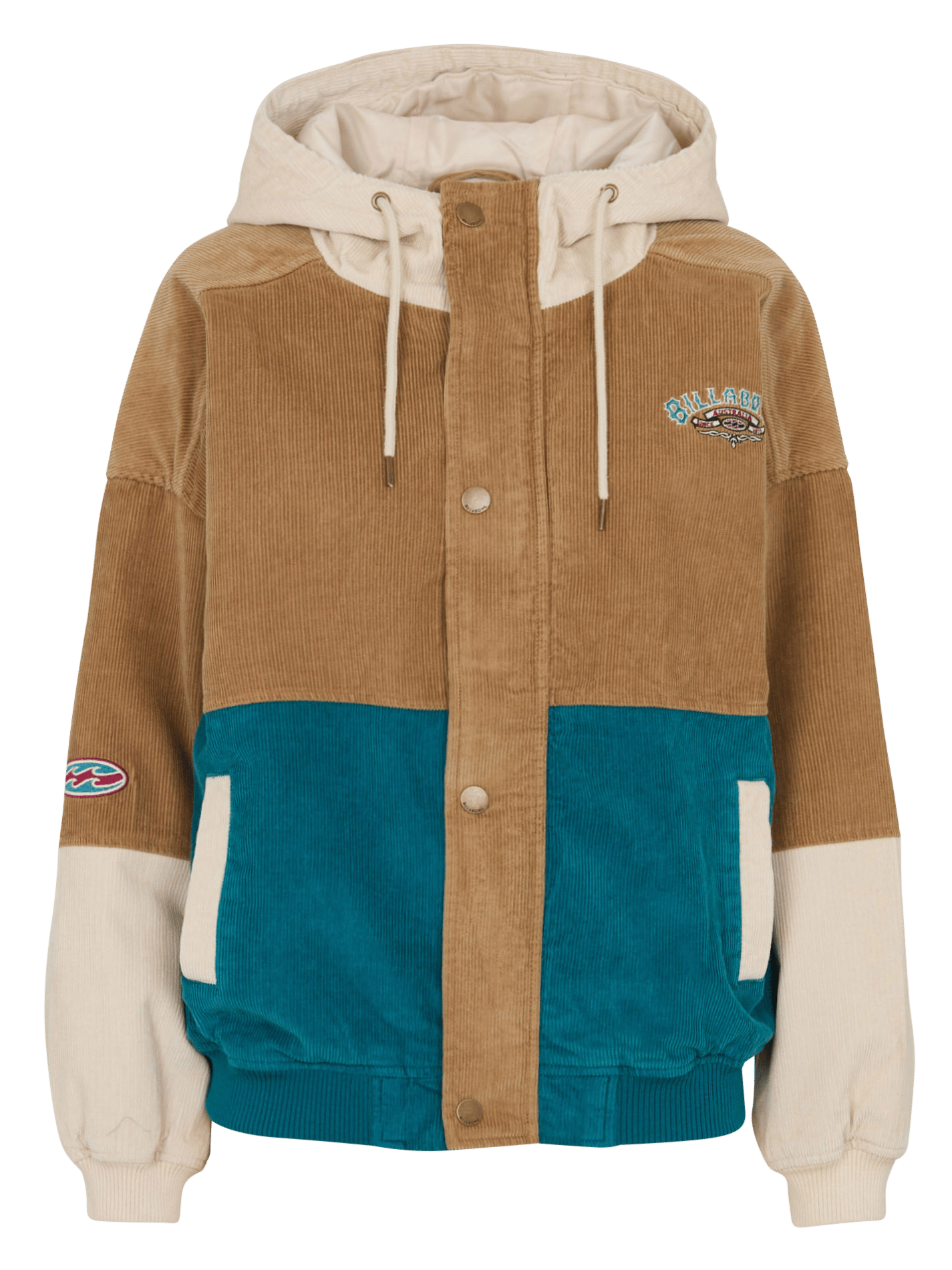 Oversized cotton corduroy jacket BILLABONG Multicolored