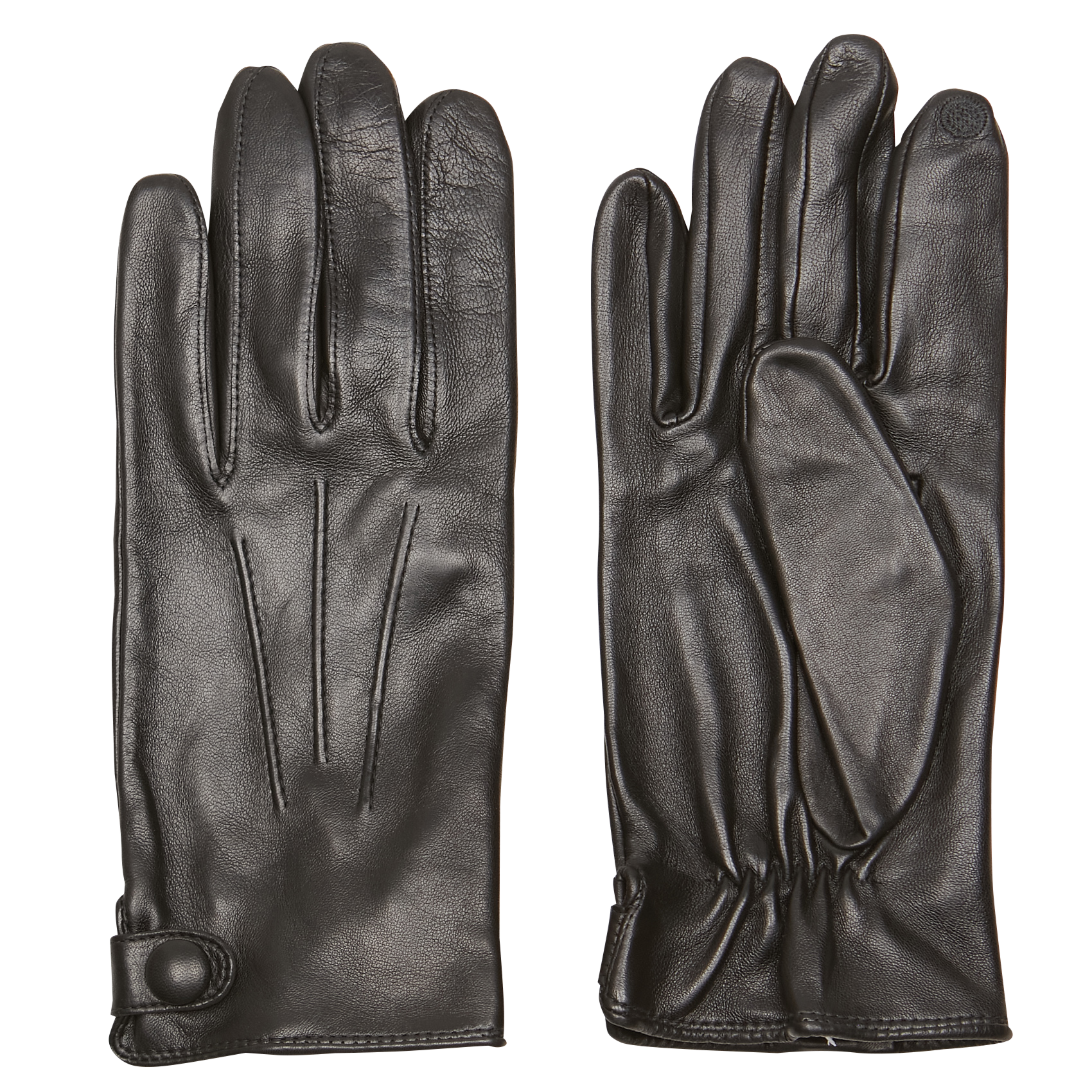 Leather gloves SAISON 1865 Grey