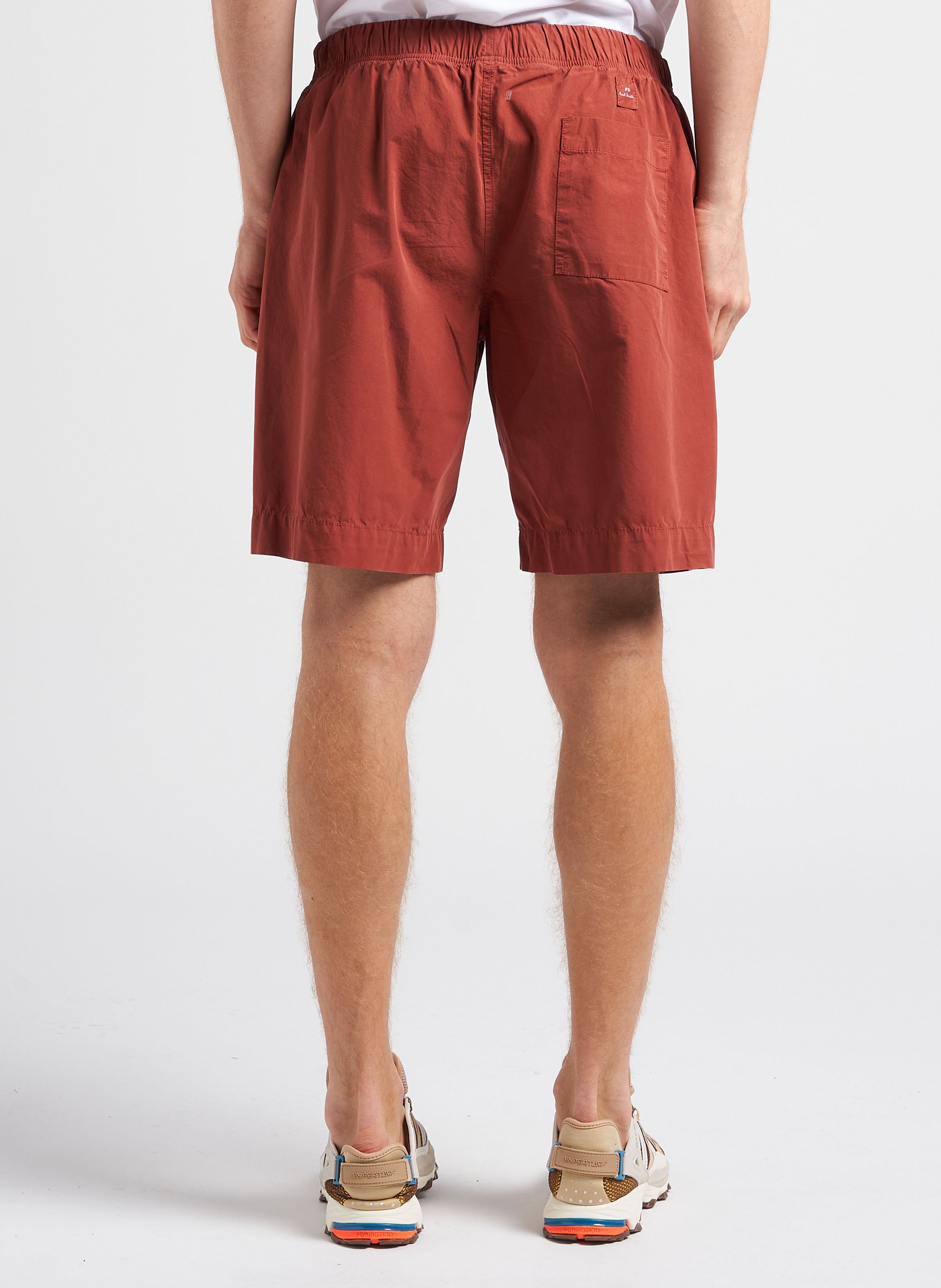 Short droit en coton PAUL SMITH Rouge