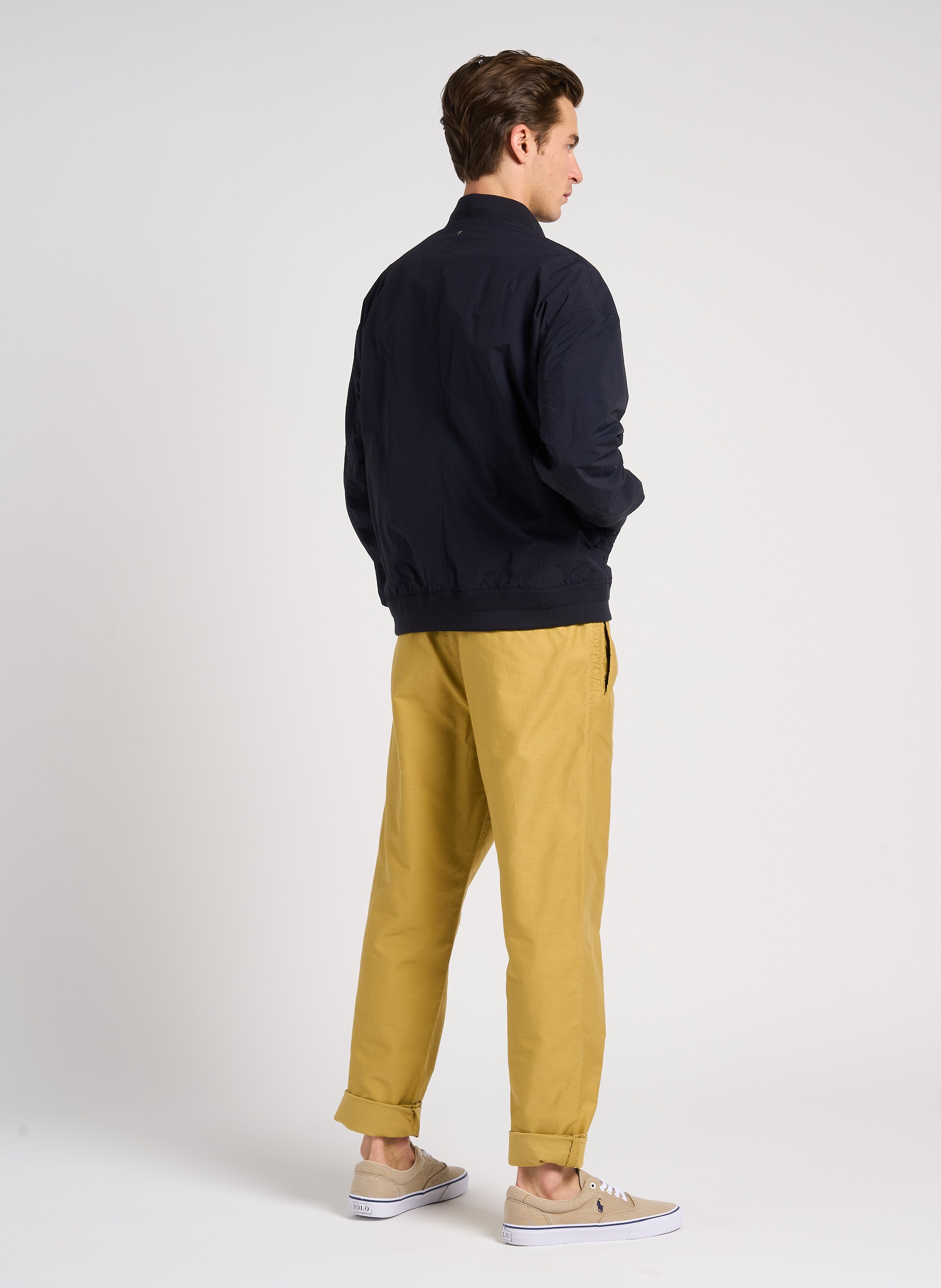 Straight-leg cotton pants PAUL SMITH Khaki