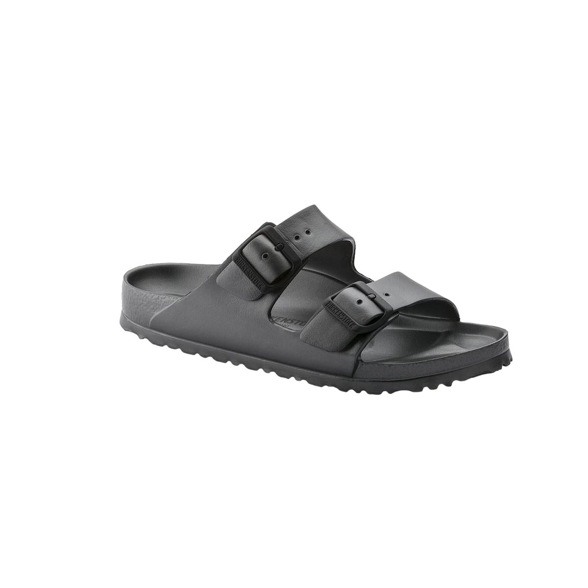 Faux leather sandals BIRKENSTOCK Grey