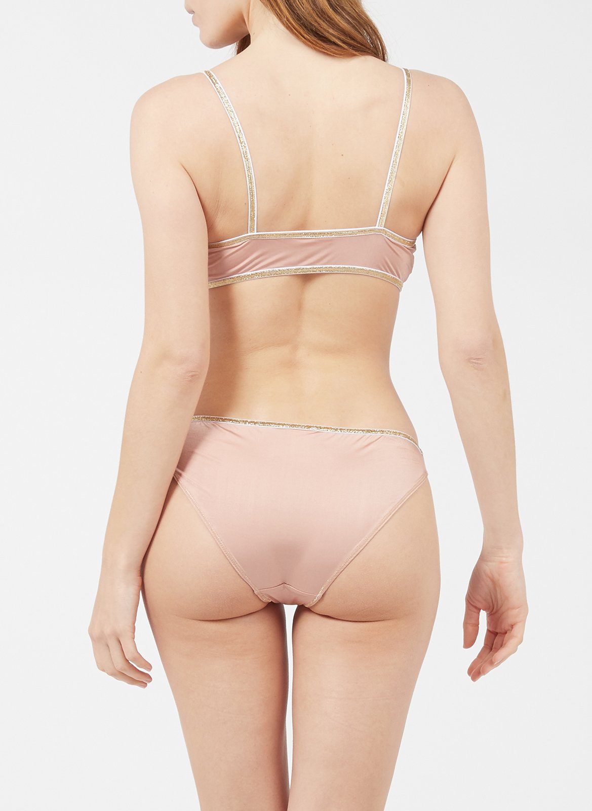 Brassière à fil métallisé LA NOUVELLE Rose